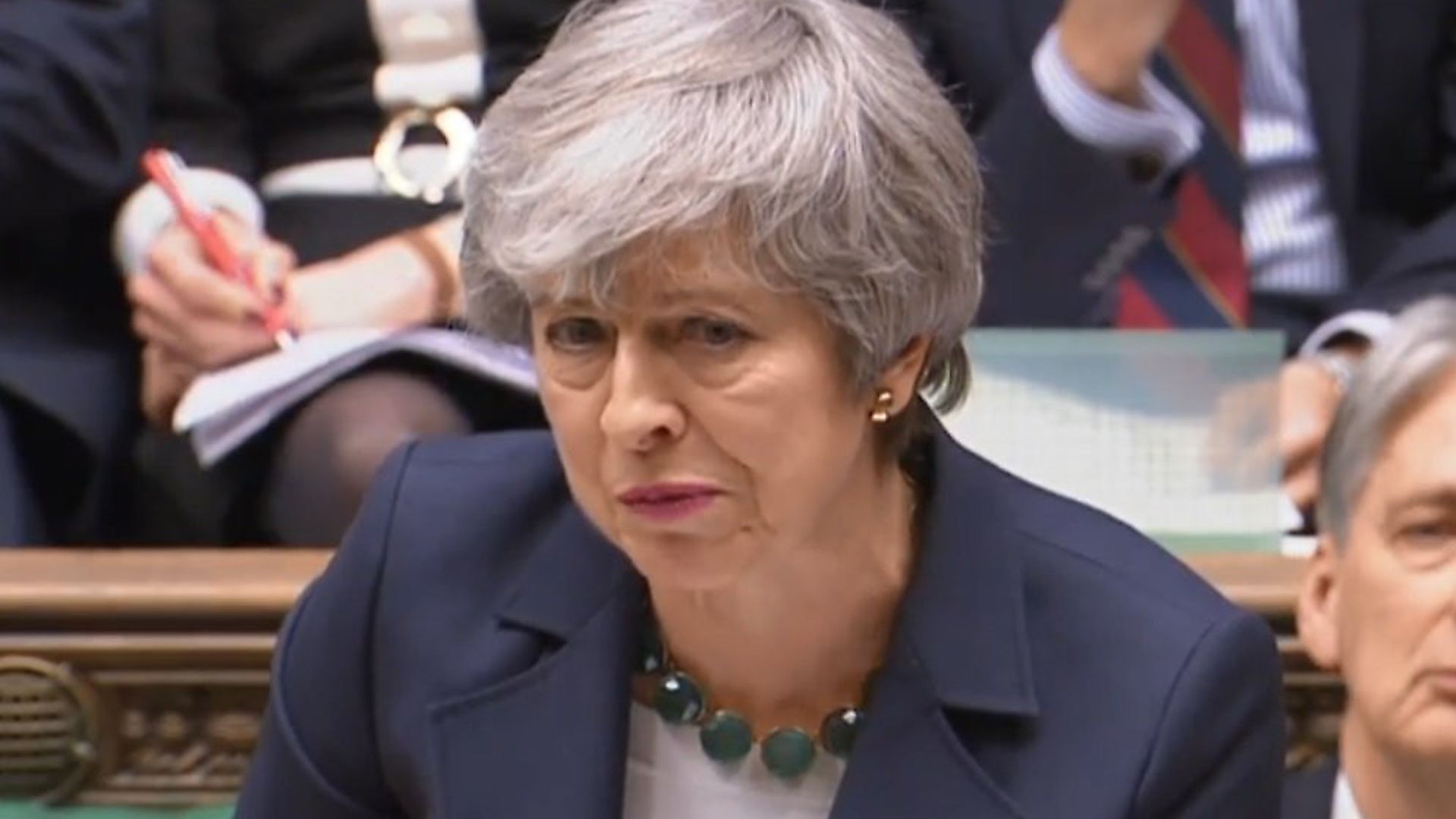 Theresa May at prime minister's questions in the House of Commons (Pic: Parliament) - Credit: Parliament