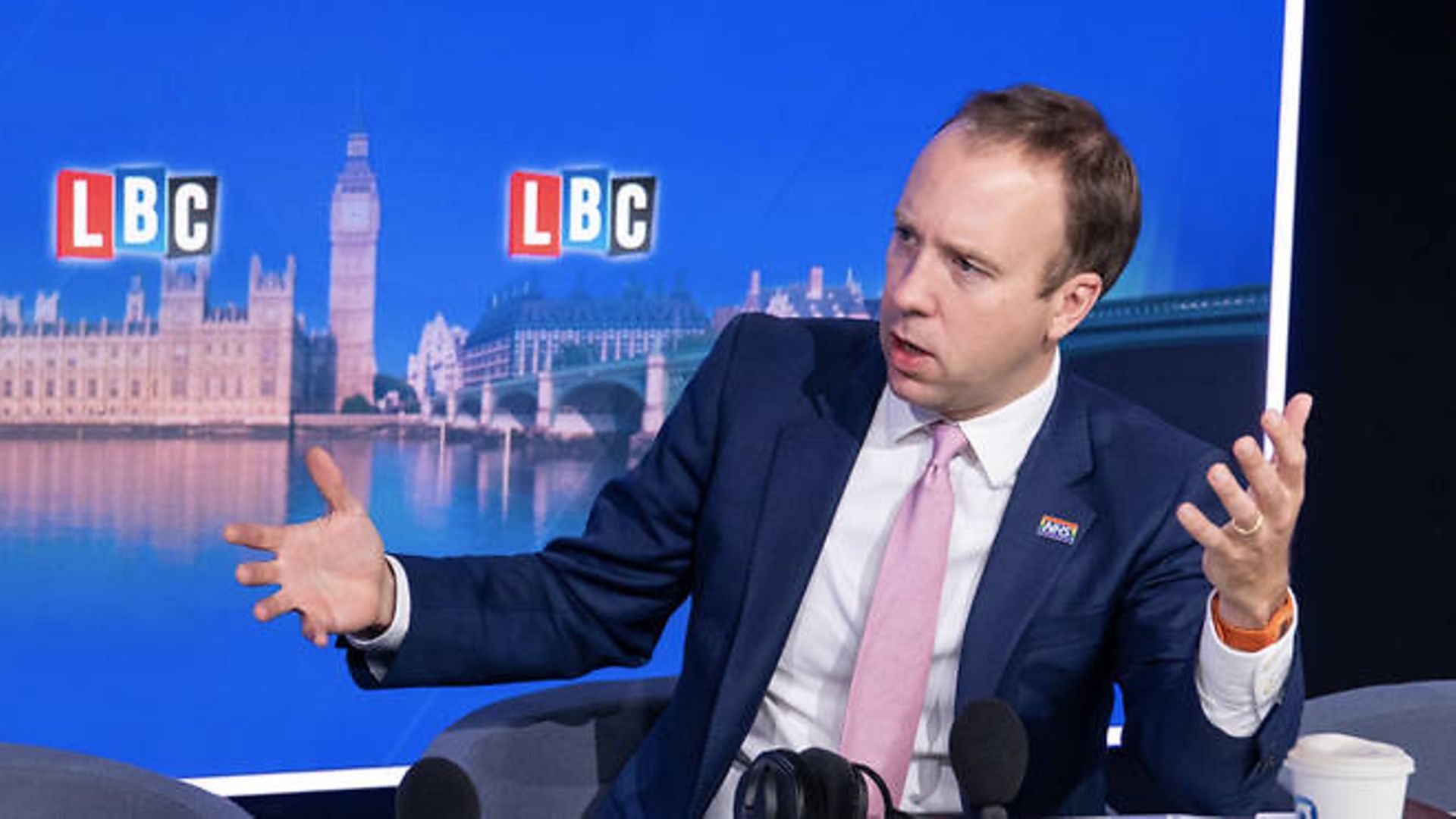 Matt Hancock on LBC - Credit: Global