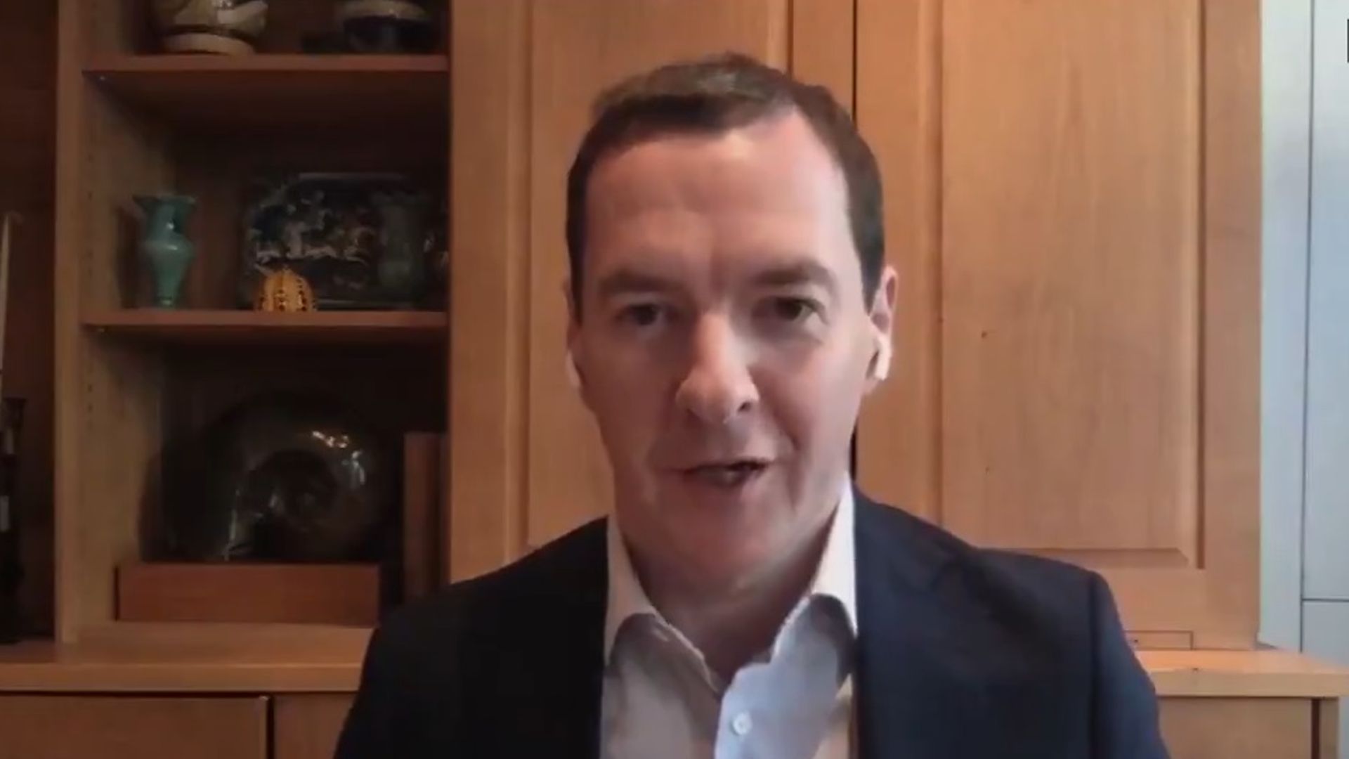 Former Conservative chancellor George Osborne - Credit: CNN