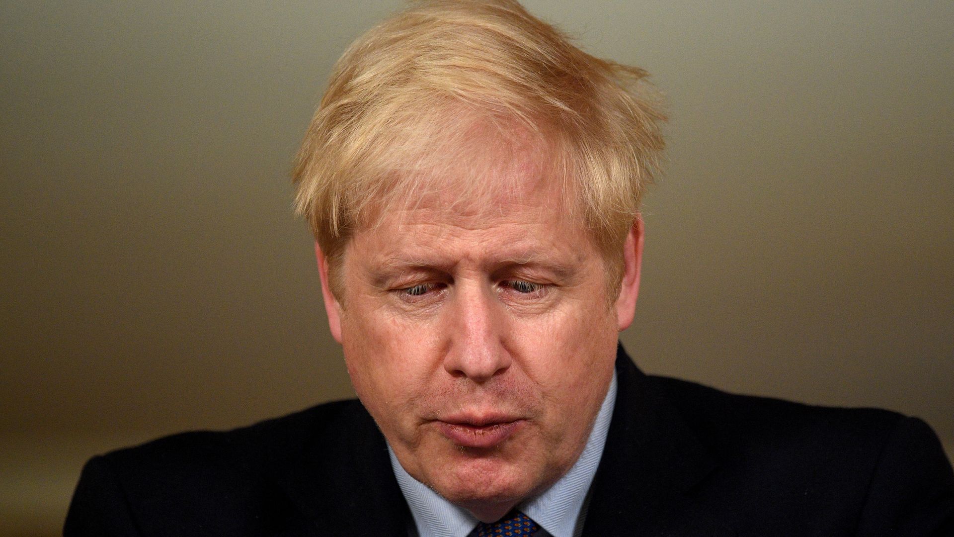 Prime minister Boris Johnson during a media briefing in Downing Street, London, on coronavirus (COVID-19). - Credit: PA