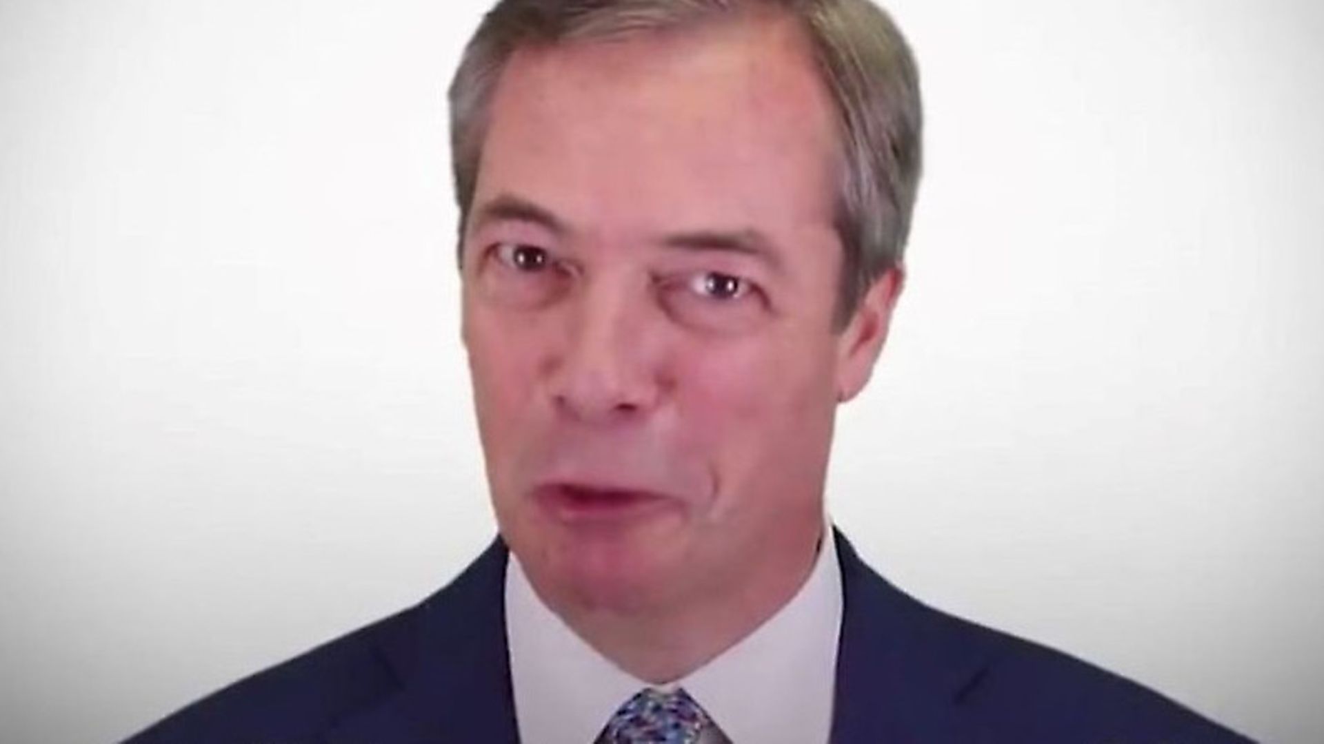 Nigel Farage announces the Leave Means Leave protest from Sunderland to London. Photograph: Twitter. - Credit: Archant