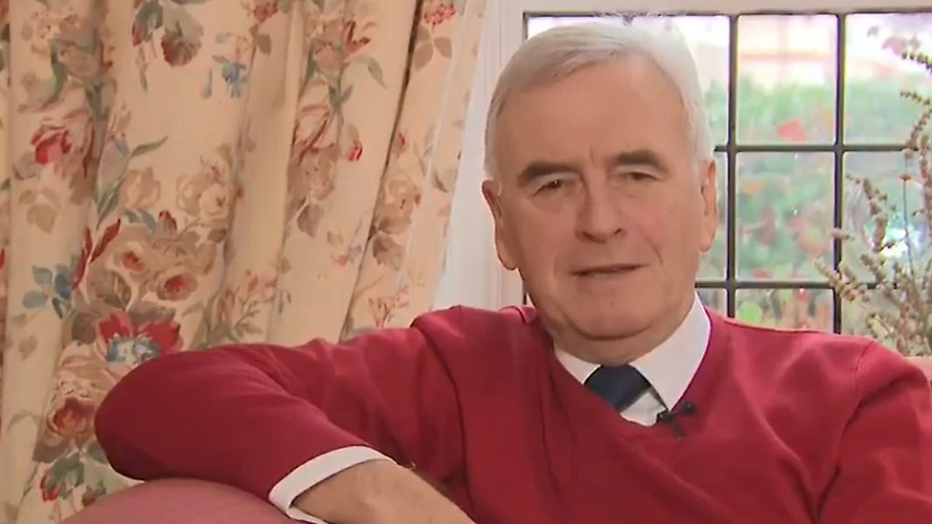 Shadow chancellor John McDonnell appearing on Sky News' Ridge on Sunday (Pic: Sky News) - Credit: Sky News