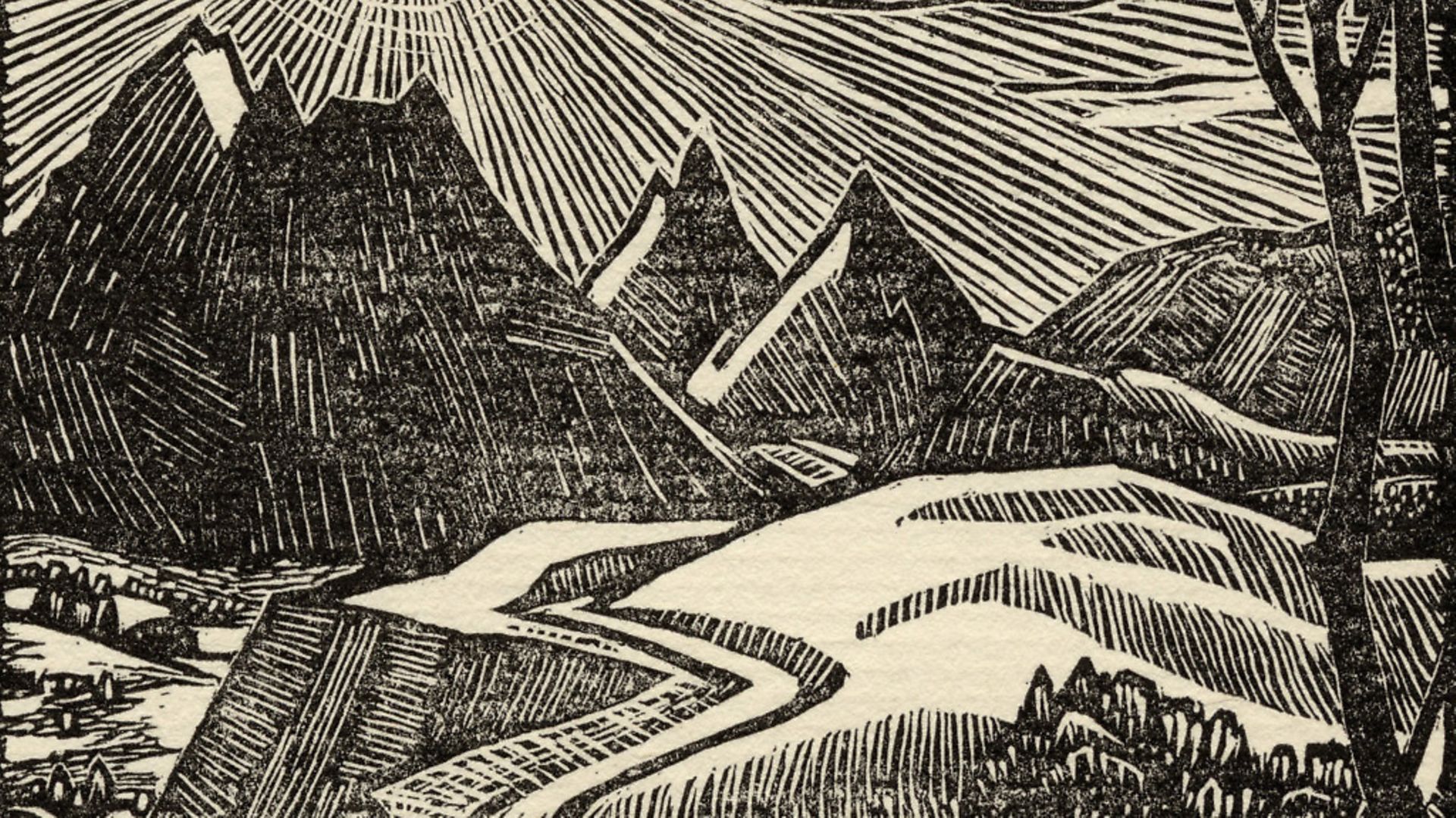 Woodcut frontspiece by Norman James from the book The Gentle Art of Tramping by Stephen Graham published 1927. Picture: Universal History Archive/Getty Images - Credit: Getty Images