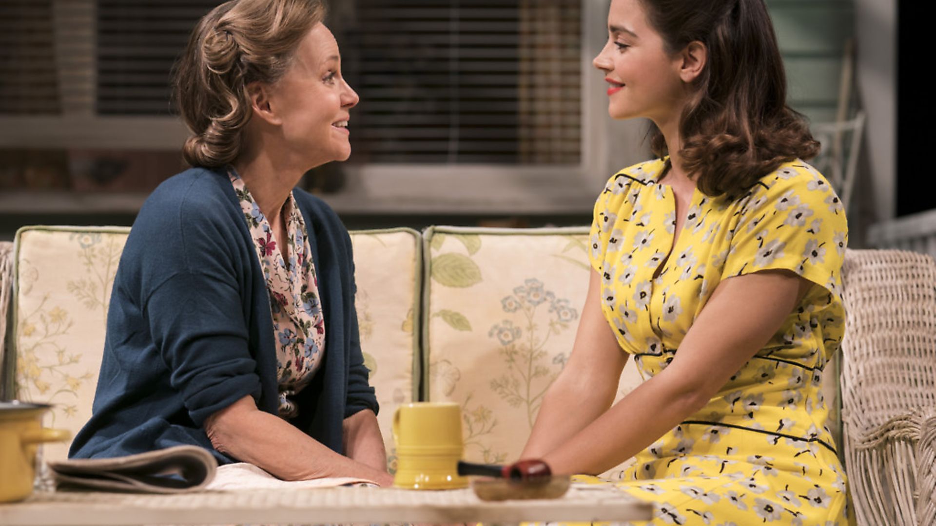 Sally Field as Kate Keller and Jenna Coleman as Ann Deever in All My Sons at The Old Vic, Credit: Johan Persson - Credit: Archant