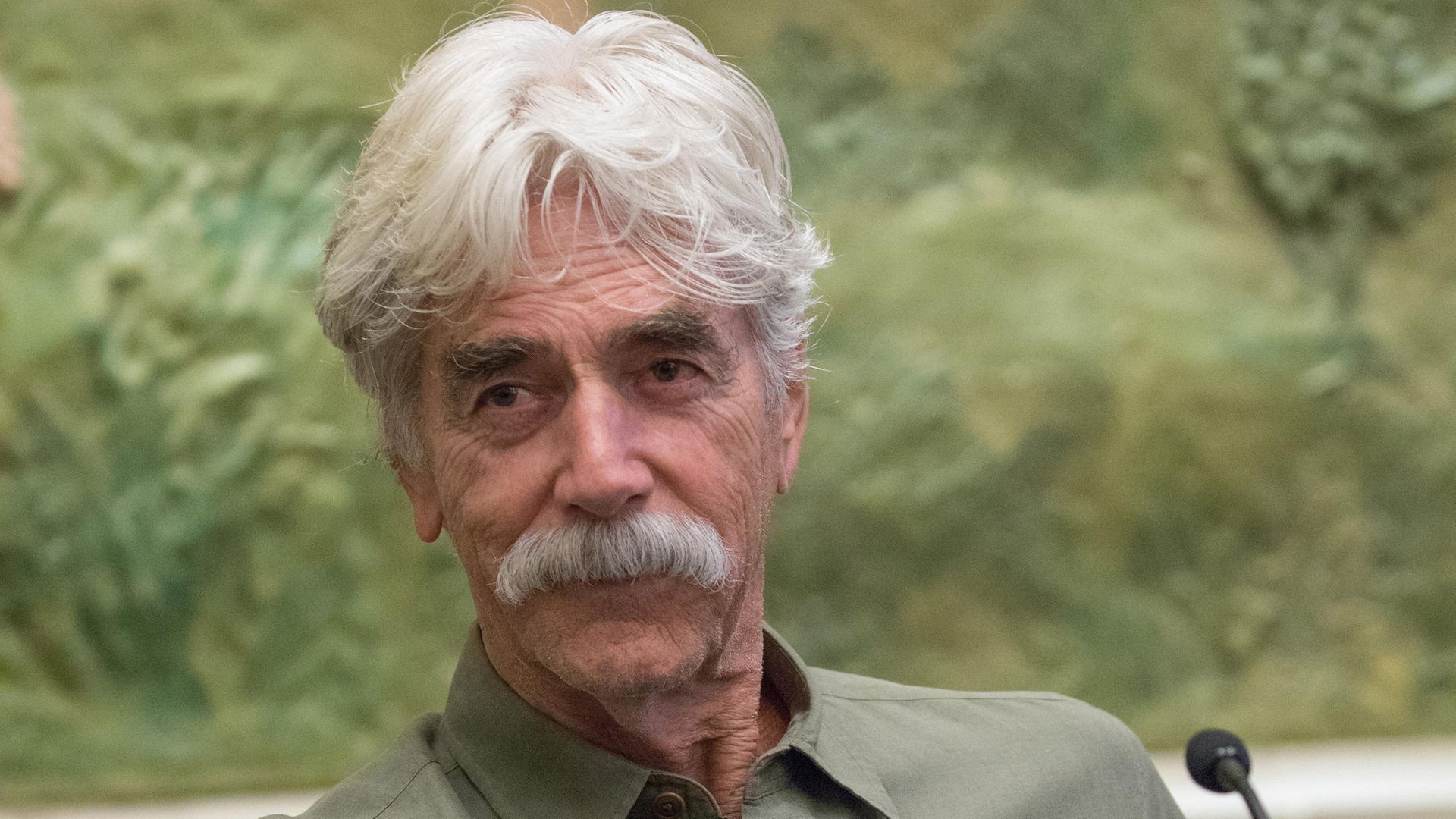 Sam Elliott attends the 2019 Plaza Classic Film Festival press conference at the El Paso Community Foundation. - Credit: Rick Kern/Getty Images