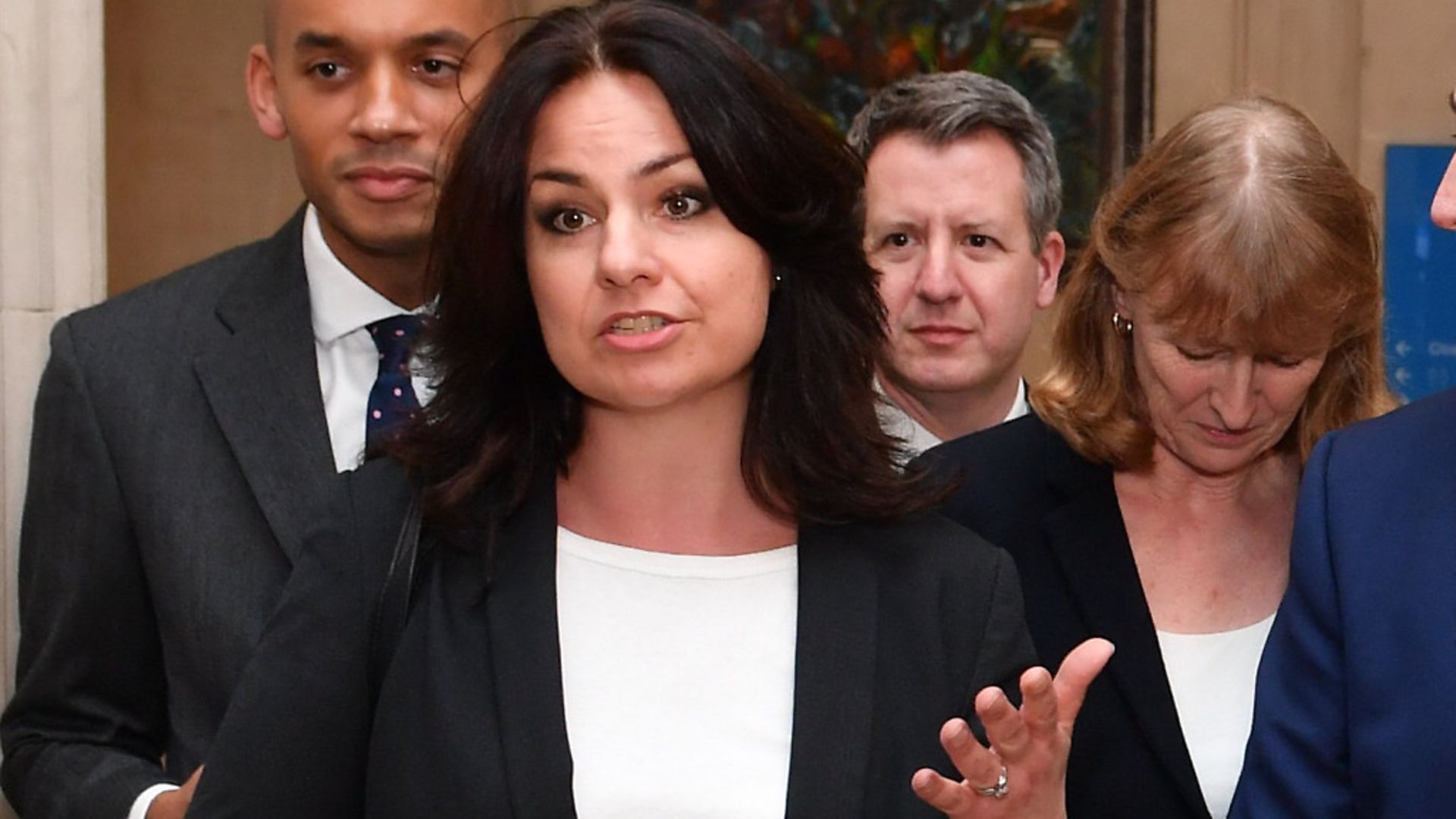 Heidi Allen representing Change UK. Photograph: John Stillwell/PA. - Credit: PA Wire/PA Images
