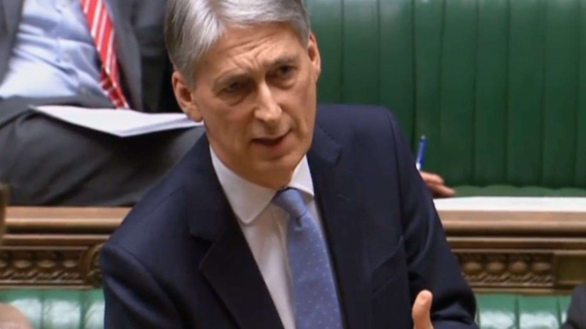 Chancellor Philip Hammond speaking in the House of Commons (Pic: Parliament) - Credit: Parliament