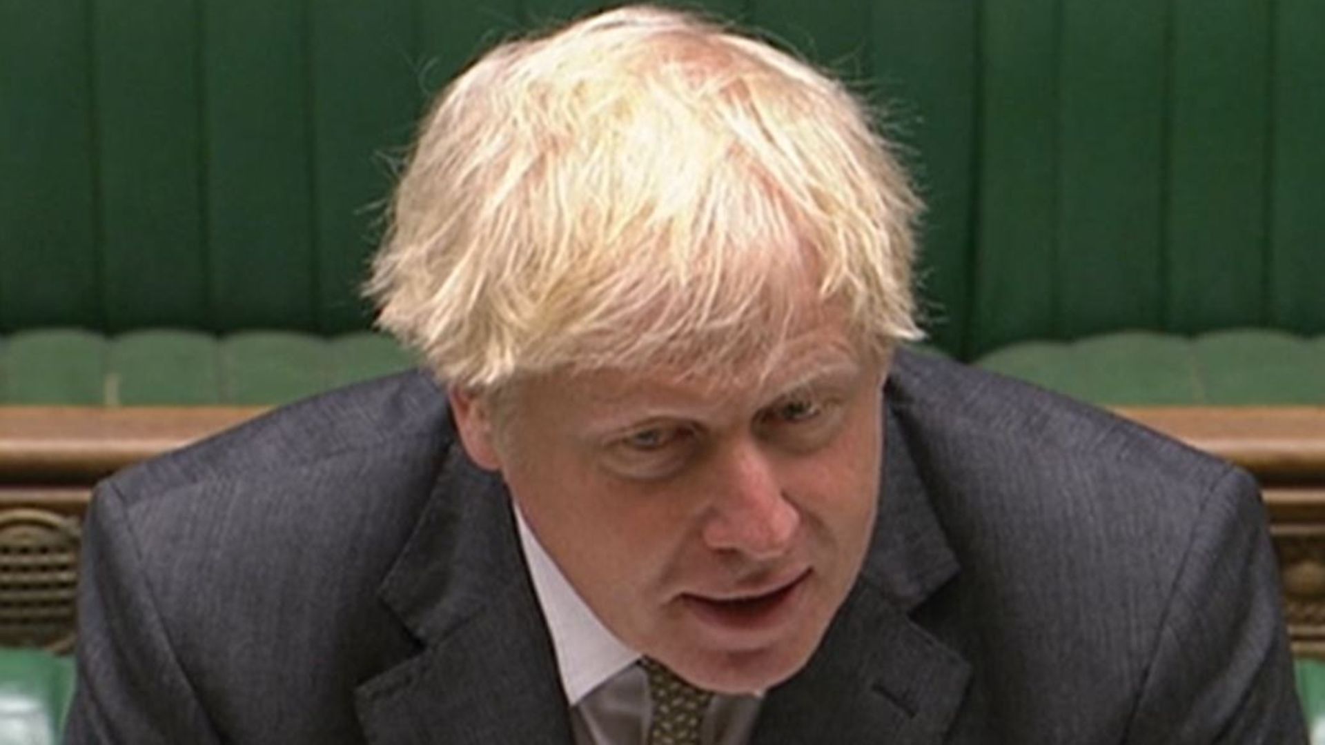 Prime Minister Boris Johnson in the House of Commons - Credit: PA
