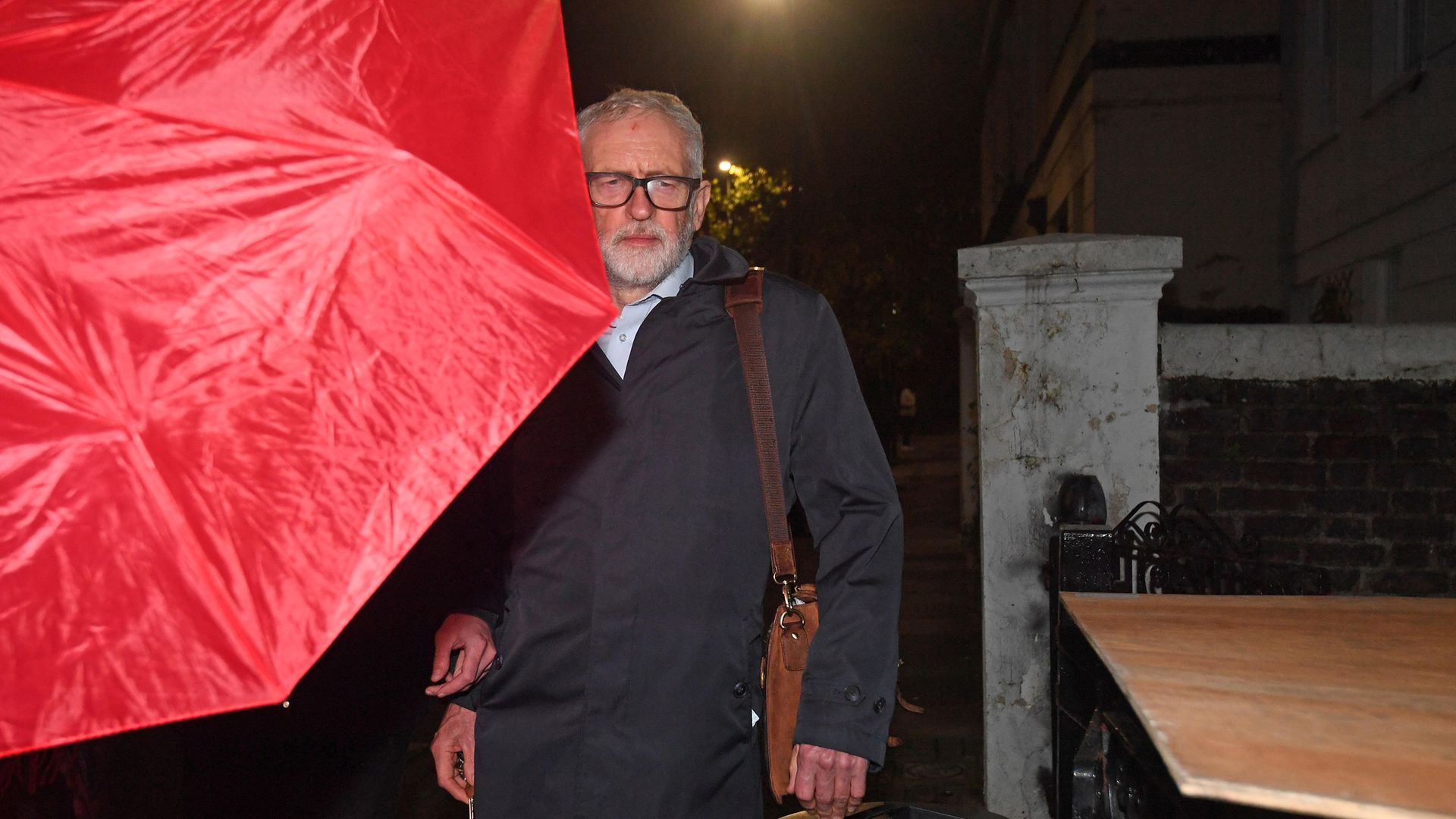 Former Labour leader Jeremy Corbyn arrives at his house in North London - Credit: PA