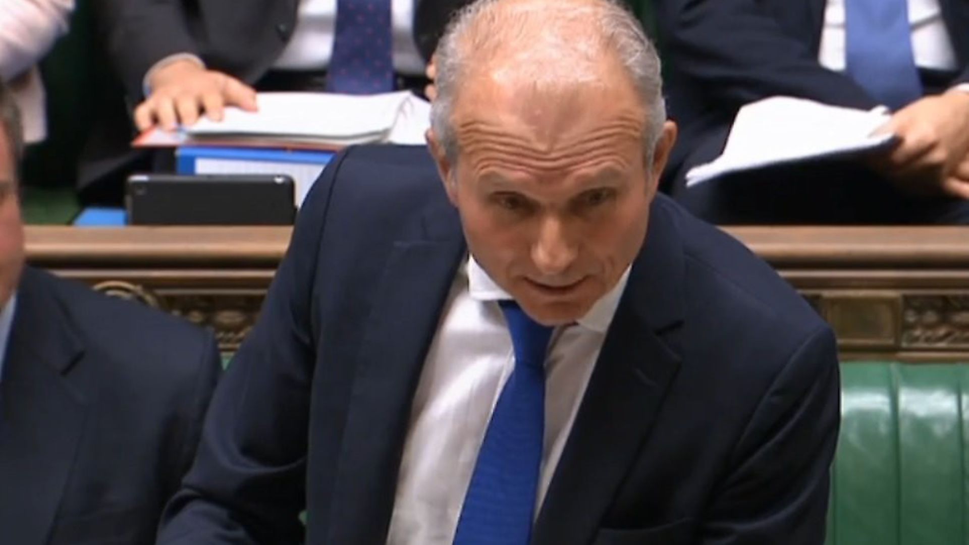 De facto deputy prime minister David Lidington taking questions in the Commons (Pic: Parliament) - Credit: Parliament