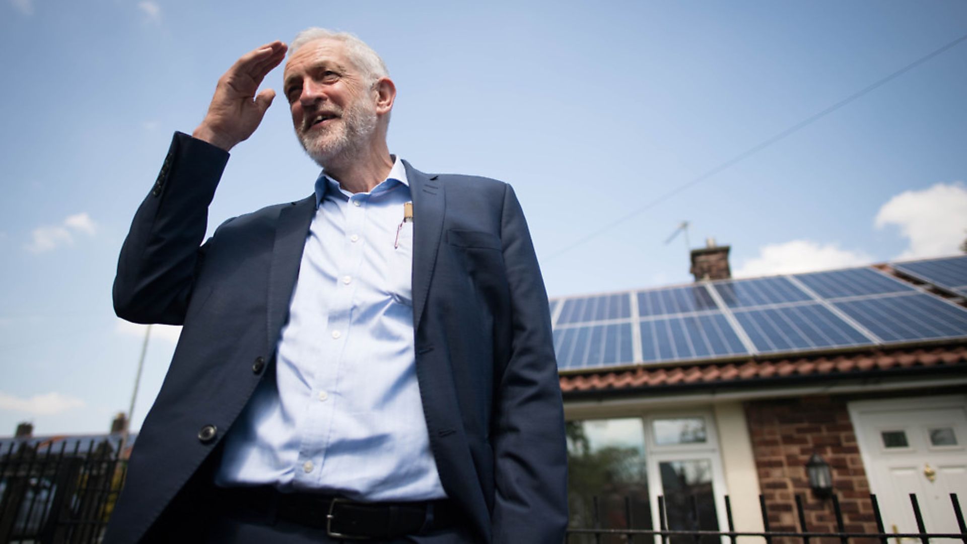 Labour leader Jeremy Corbyn and Emily Thornberry on the European elections campaign trail in Lambeth. Photograph: Stefan Rousseau/PA Wire - Credit: PA