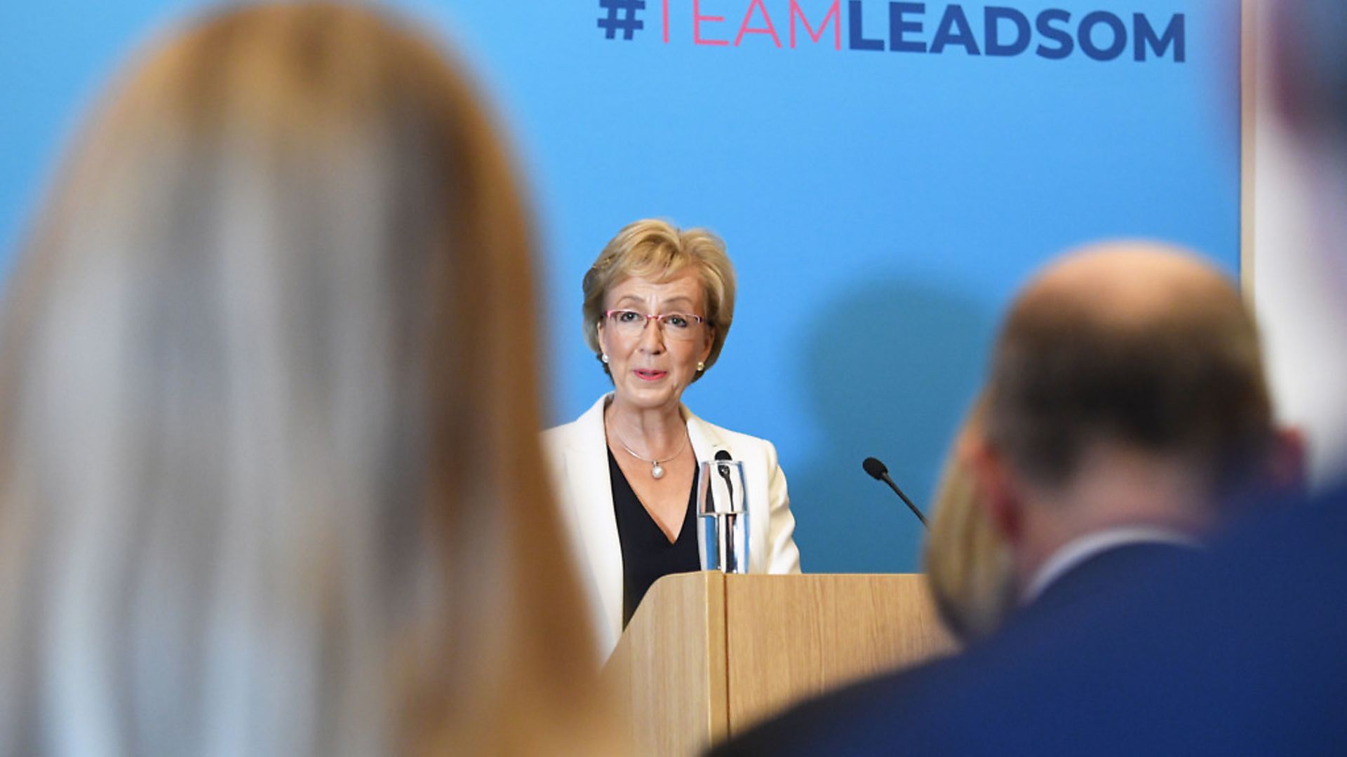 Andrea Leadsom launches her campaign to become leader of the Conservative and Unionist Party. Photograph: Stefan Rousseau/PA Wire. - Credit: PA