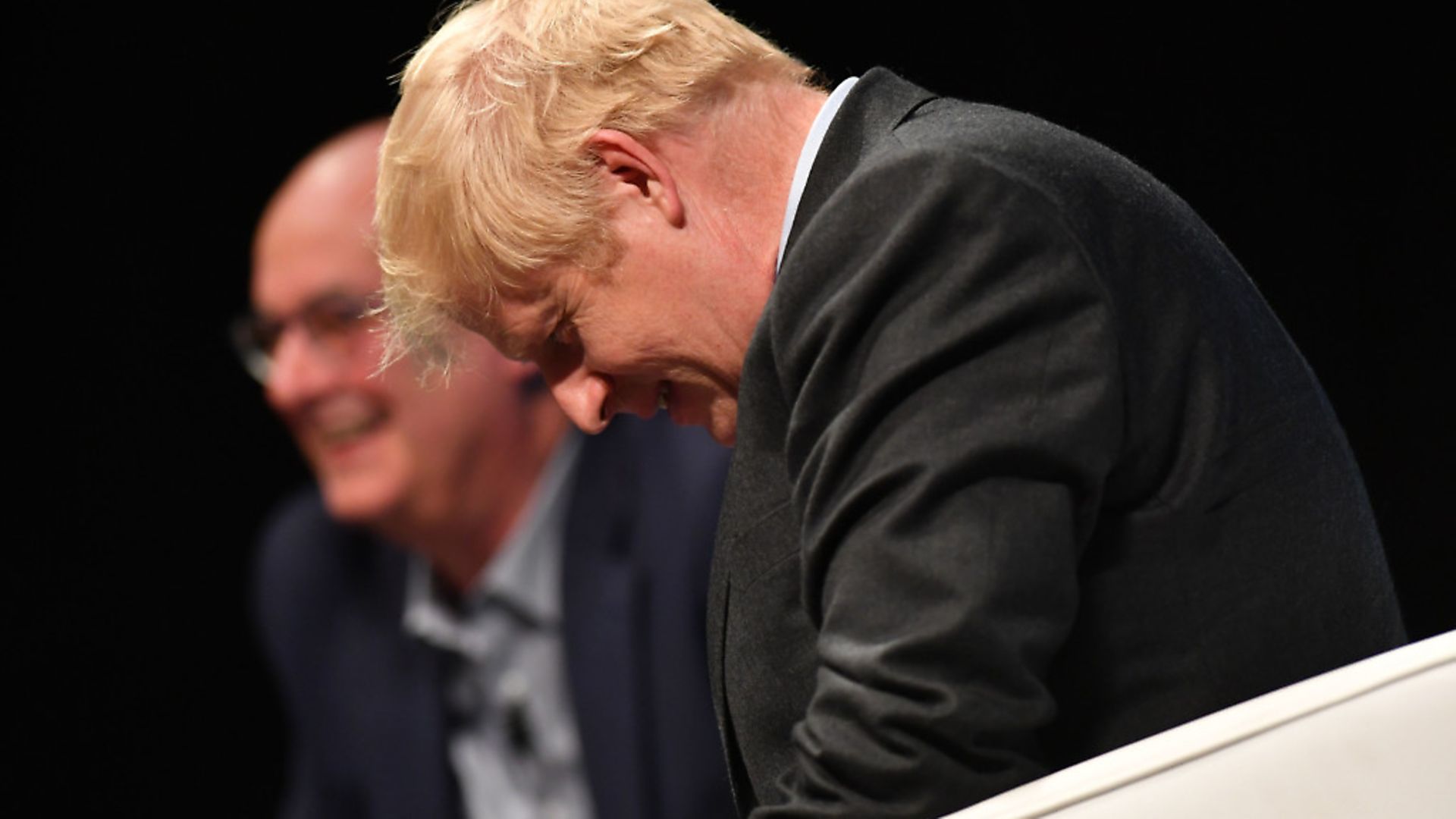 Conservative Party leadership candidate Boris Johnson during a Tory leadership hustings in Cheltenham, Gloucestershire. Photograph: Jacob King/PA Wire. - Credit: PA