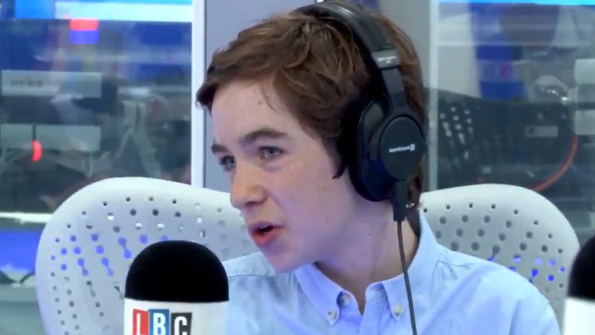Alex McGovern on LBC Radio. Photograph: Global/LBC. - Credit: Archant