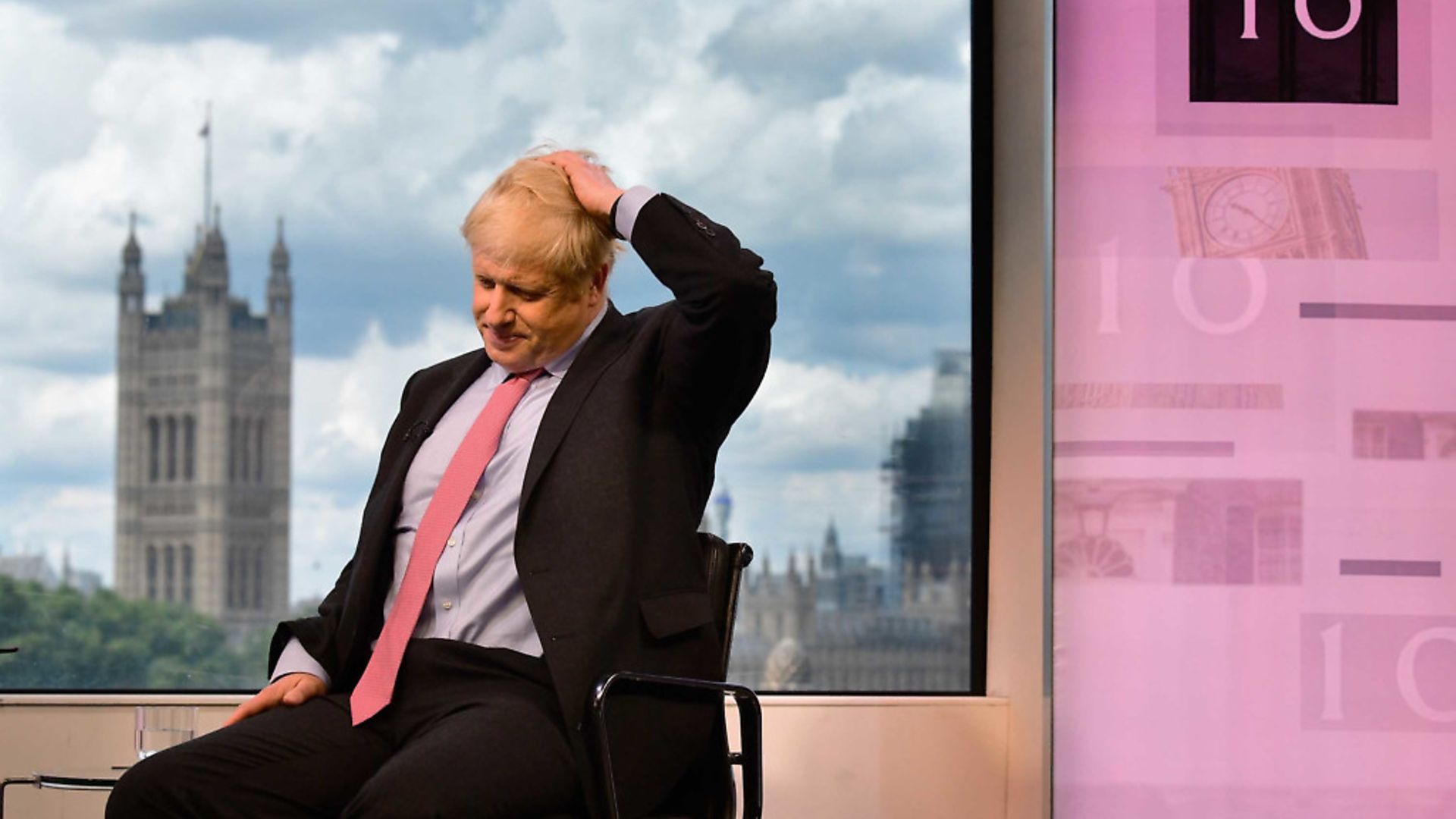 Boris Johnson appears on the BBC. Photograph: Jeff Overs/BBC/PA Wire

. - Credit: PA