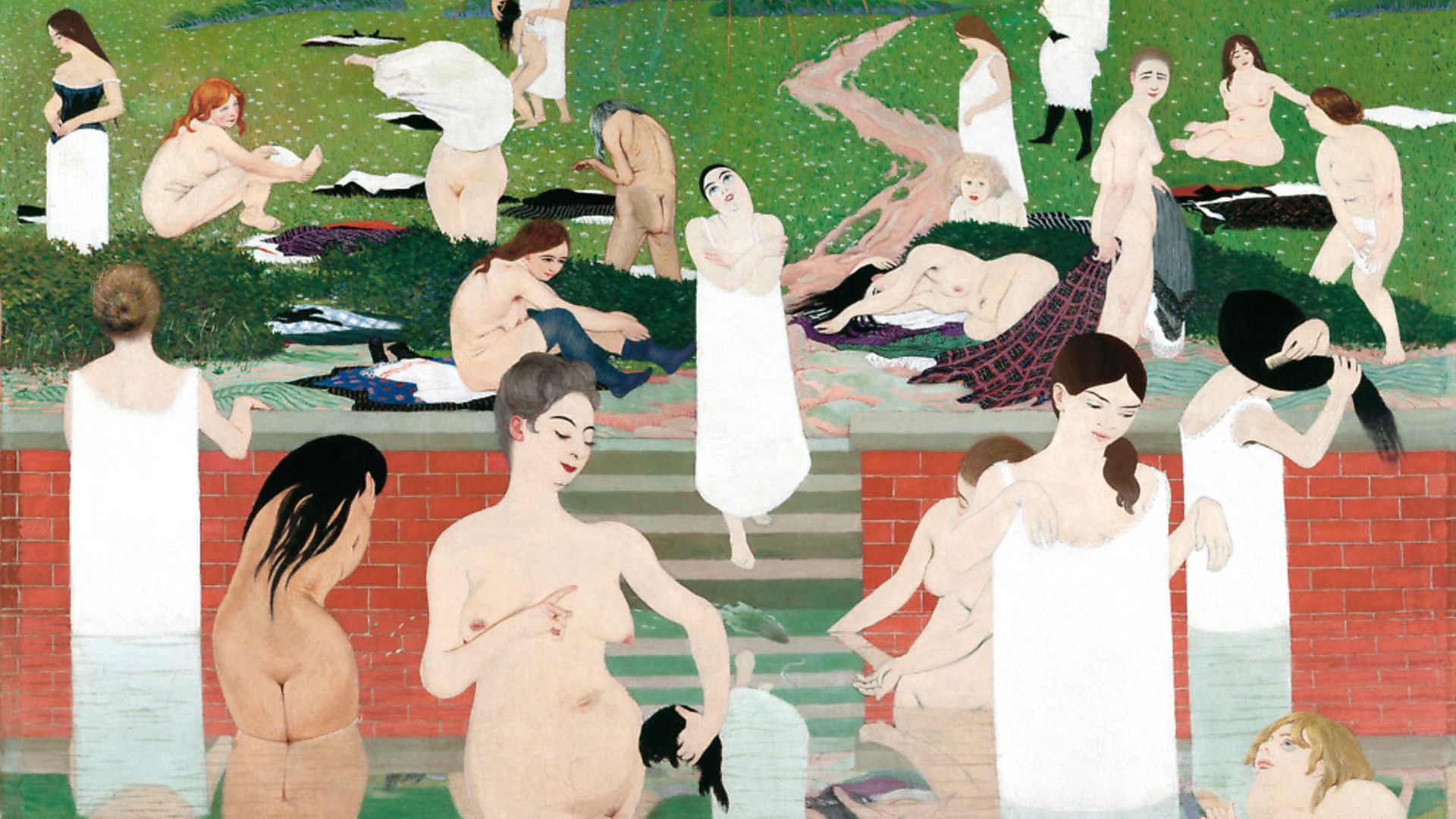 Bathing on a Summer Evening  1892-93. Oil on canvas, 97 x 131 cm. Credit: Kunsthaus Zurich. Kunsthaus Zurich - Credit: Archant