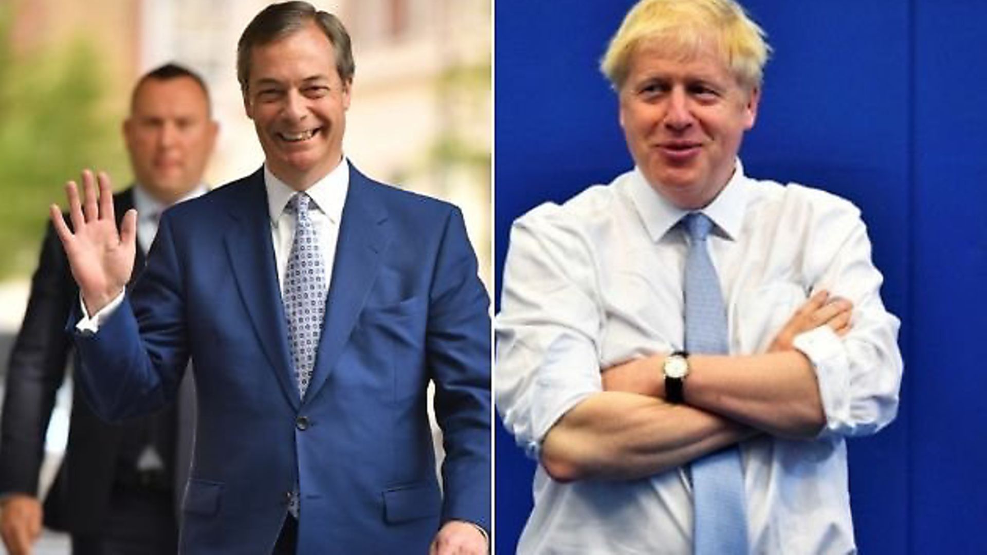 Nigel Farage and Boris Johnson. Photographs: Archant/PA. - Credit: Archant