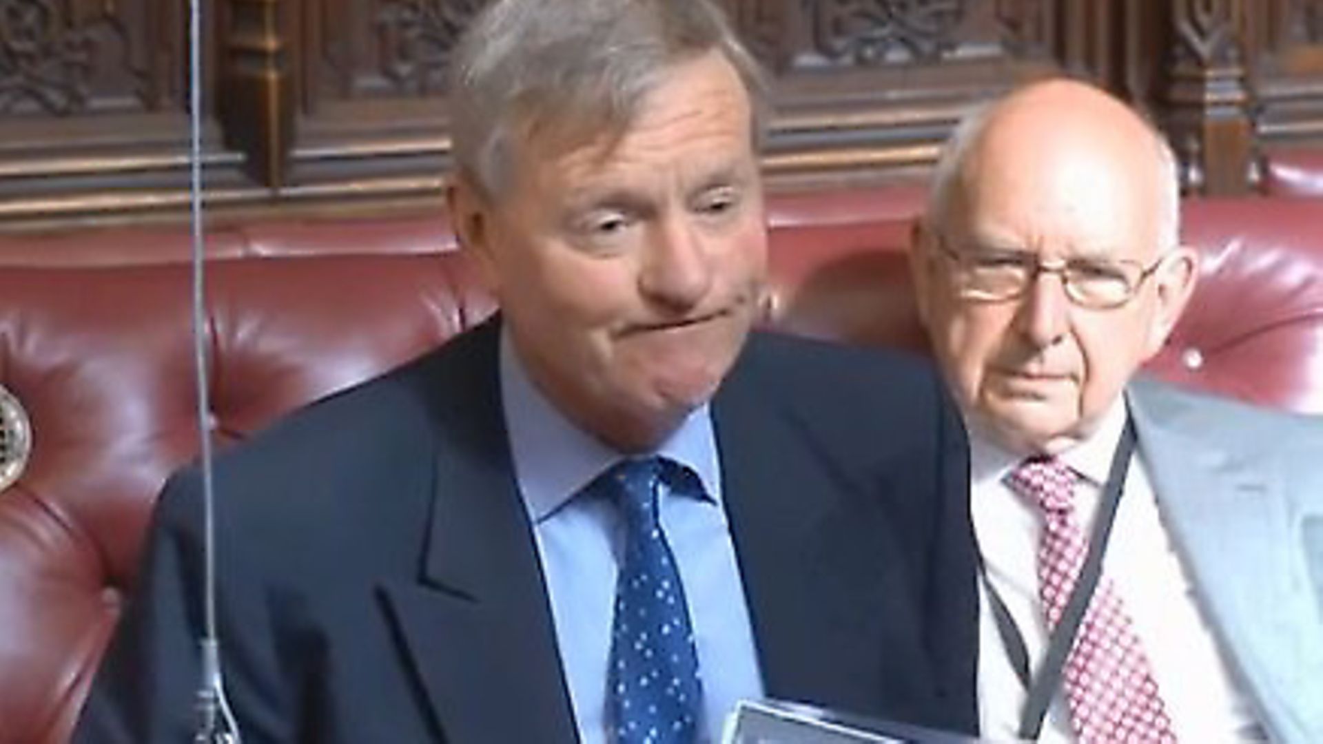 Lord Robathan in the House of Lords. Photograph: House of Lords. - Credit: Archant