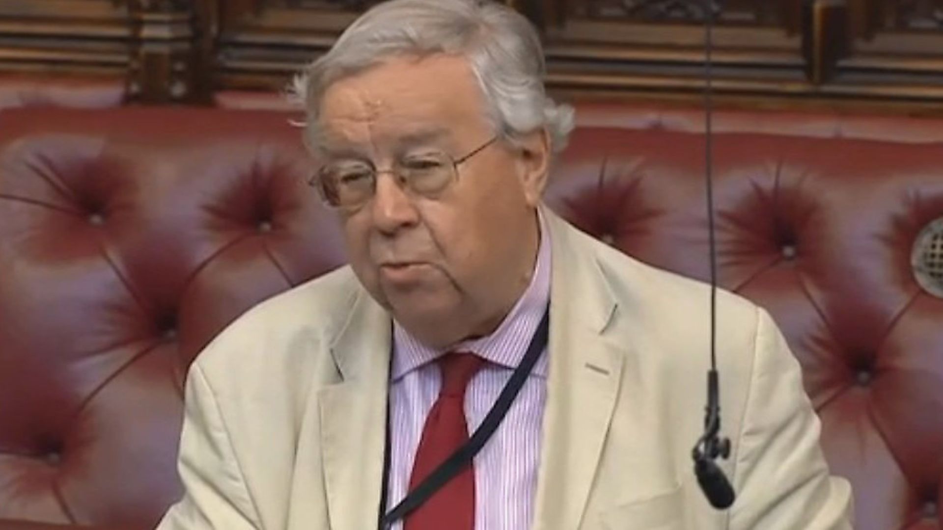 Lord Cormack in the House of Commons. Photograph: House of Lords. - Credit: Archant