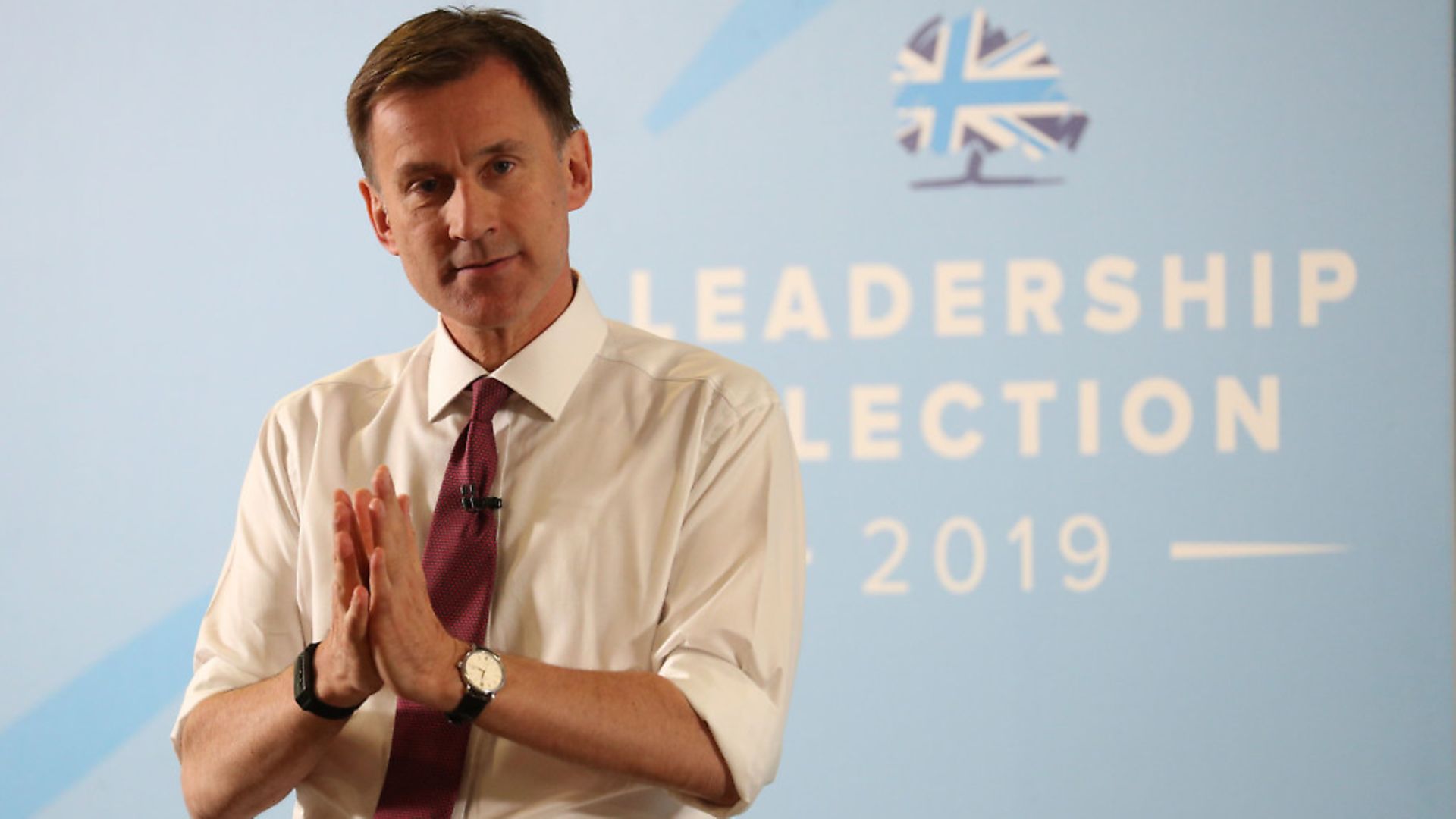 Conservative party leadership contender Jeremy Hunt . Photograph: Andrew Matthews/PA Wire. - Credit: PA