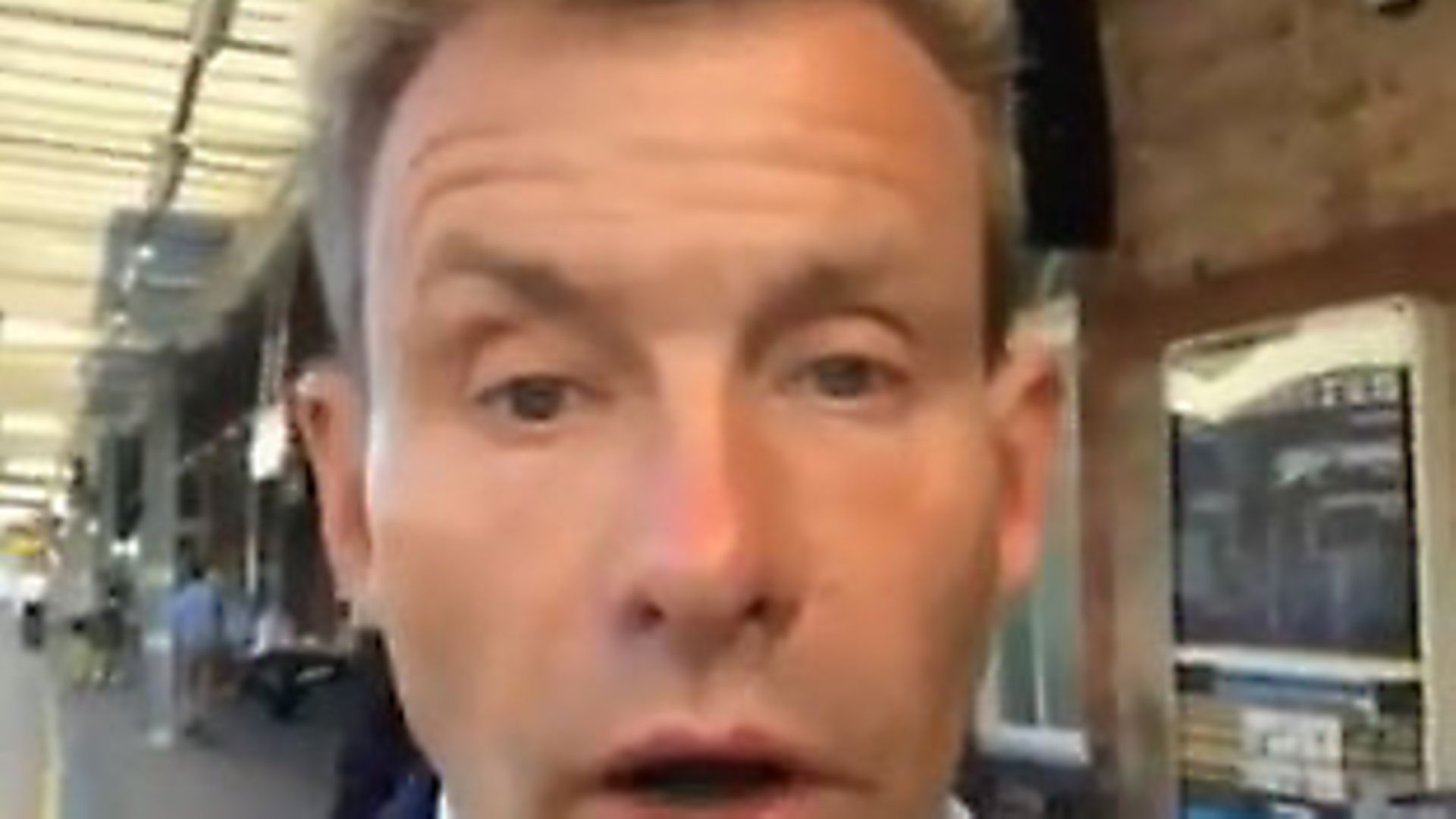 David Bull MEP rants about the time it takes to get to the European parliament. Photograph: Twitter. - Credit: Archant