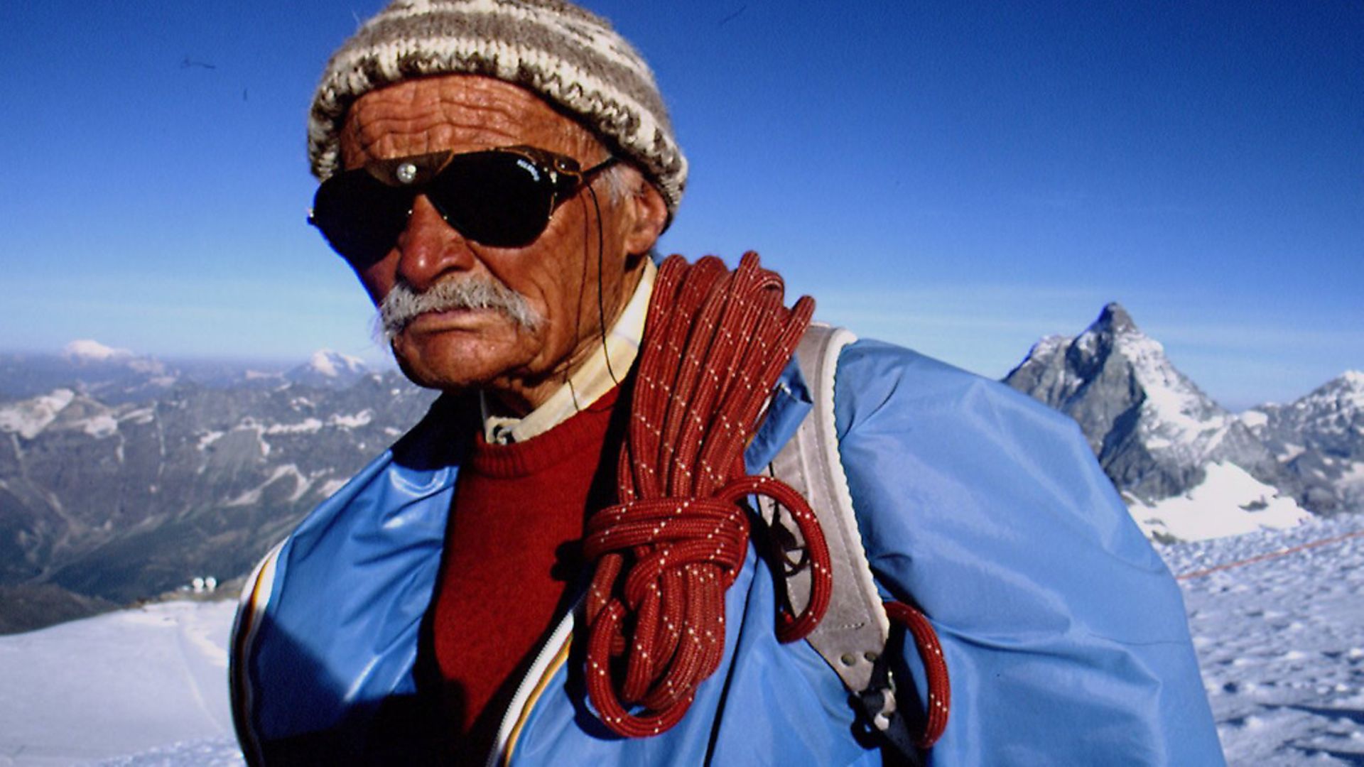 Ulrich Inderbinen, who was the oldest mountain guide in the world. Picture: John van Hasselt/Sygma via Getty Images - Credit: Sygma via Getty Images