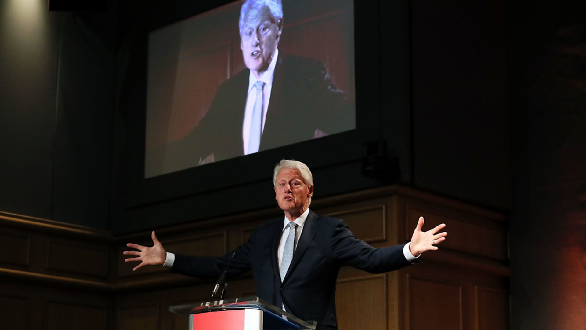 Former US President Bill Clinton. Photograph: Brian Lawless/PA. - Credit: PA Archive/PA Images