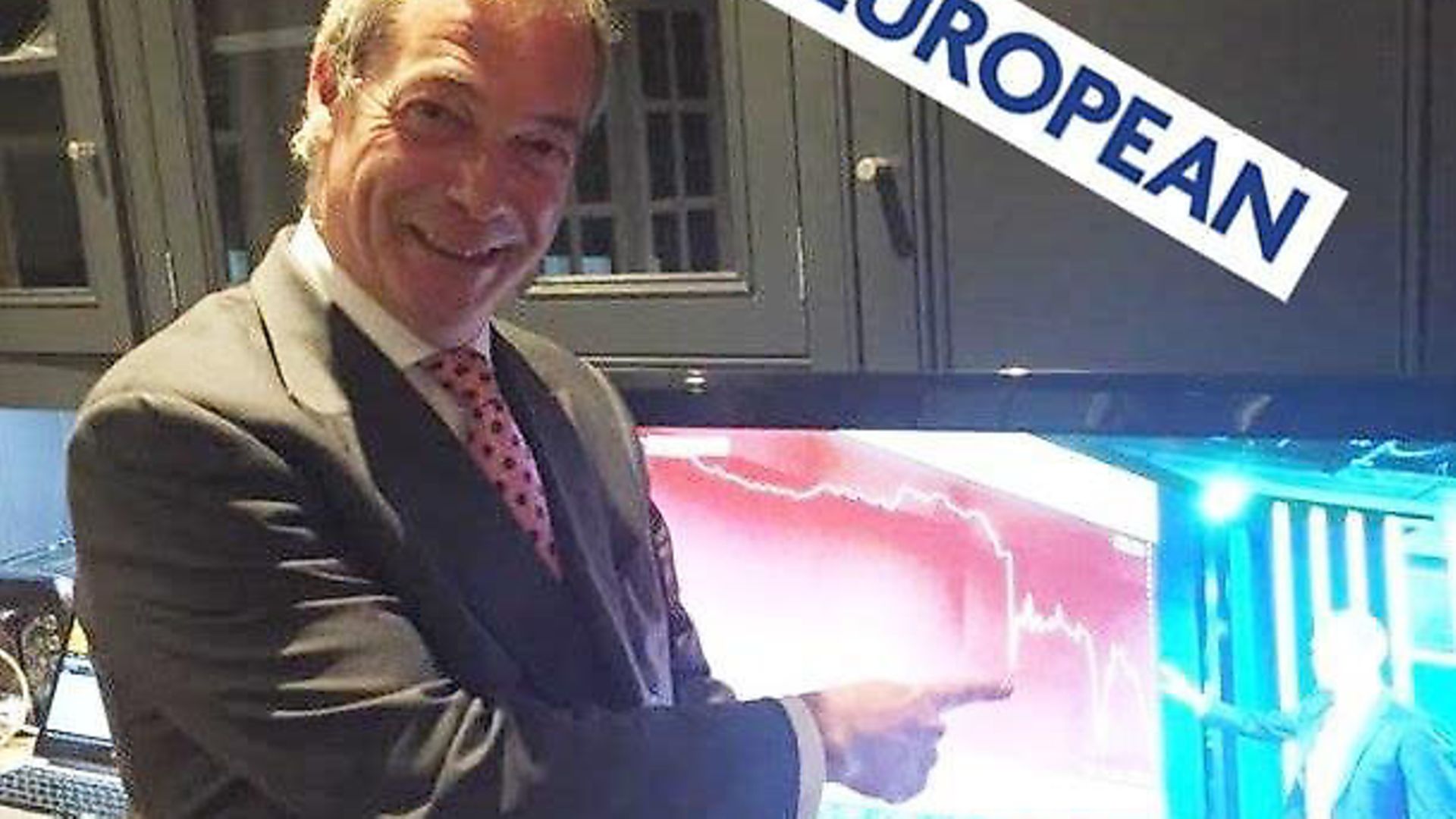 Nigel Farage was beaming after the referendum result when the pound started plummeting. Photograph: TNE. - Credit: Archant