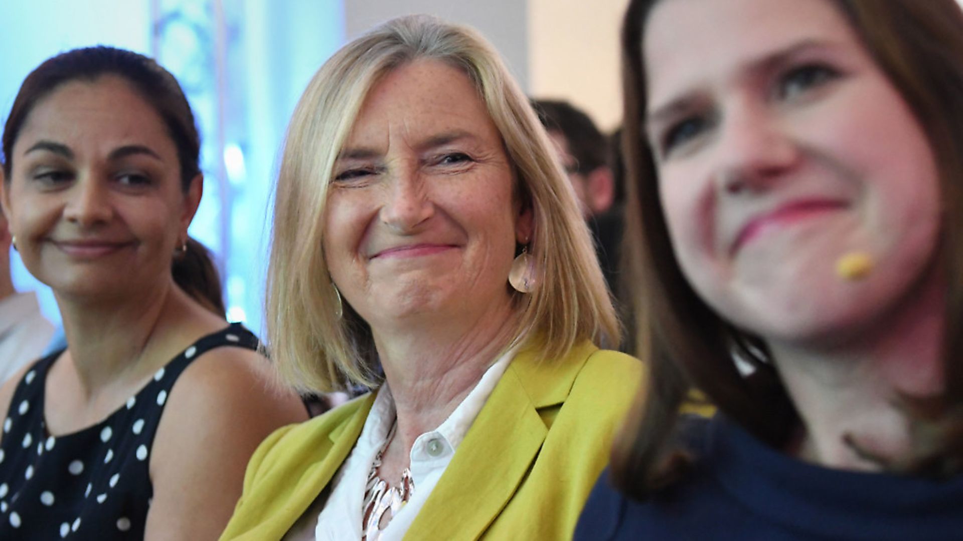 Former Tory MP Sarah Wollaston (centre) with leader of the Liberal Democrats Jo Swinson. Photograph: Stefan Rousseau/PA Wire. - Credit: PA