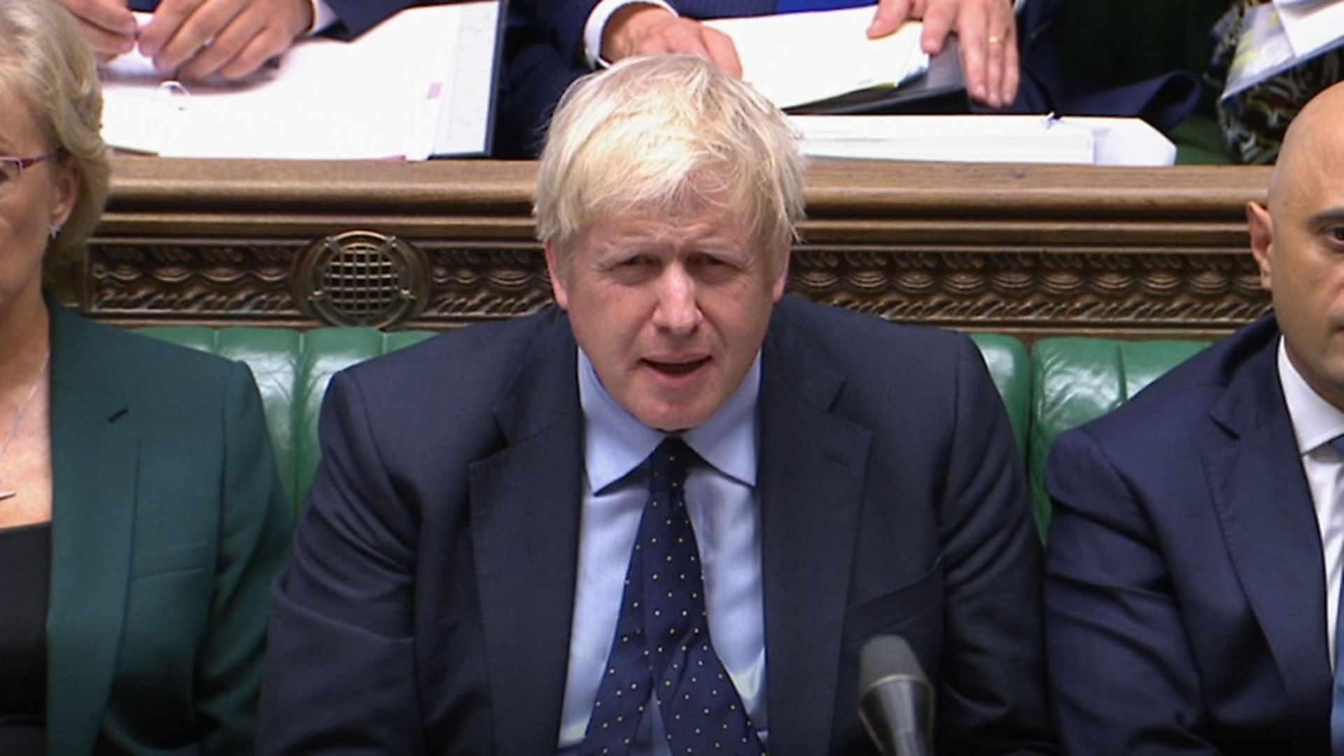 Boris Johnson in the House of Commons. Photograph: PA Wire. - Credit: PA