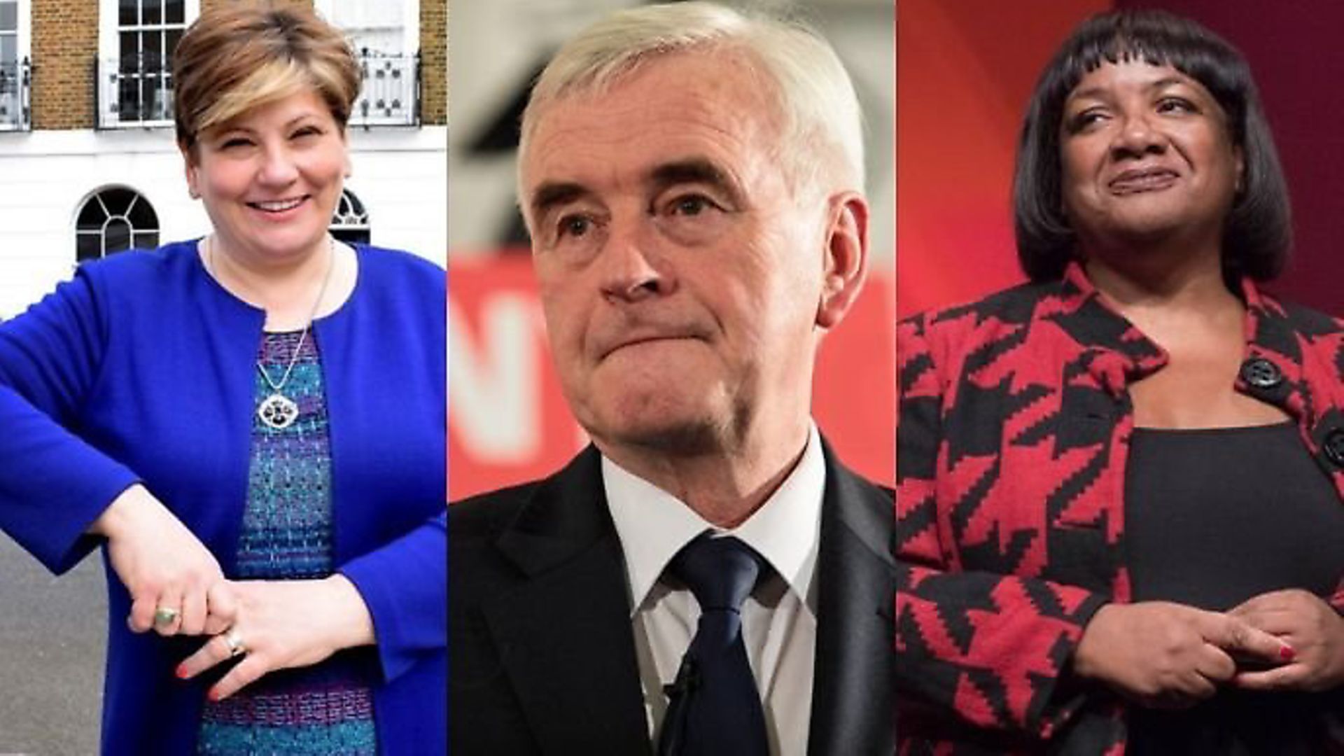 Emily Thornberry, John McDonnell, Diane Abbott. Photograph: Supplied/TNE. - Credit: Archant