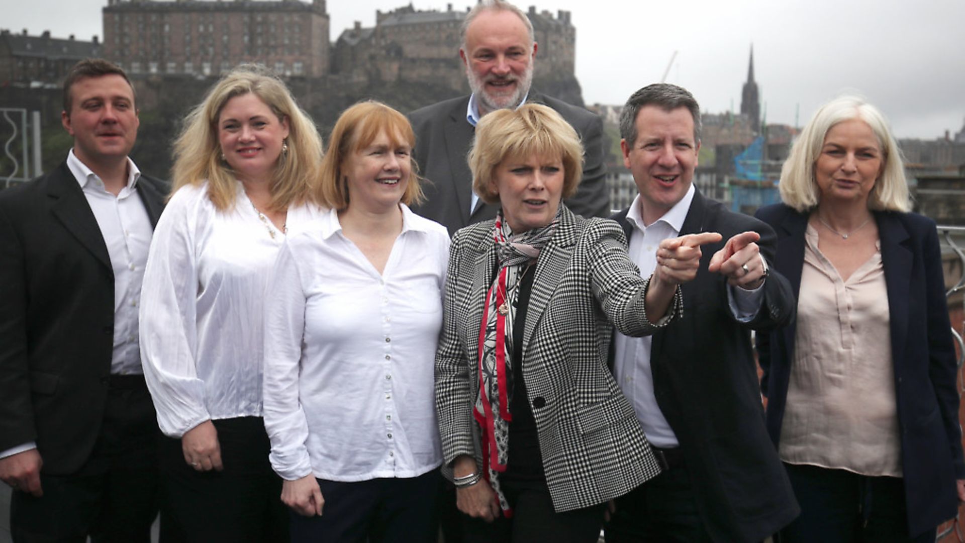 Supporters of Change UK with Anna Soubry MP and Chris Leslie MP. Photograph: Jane Barlow/PA. - Credit: PA Wire/PA Images