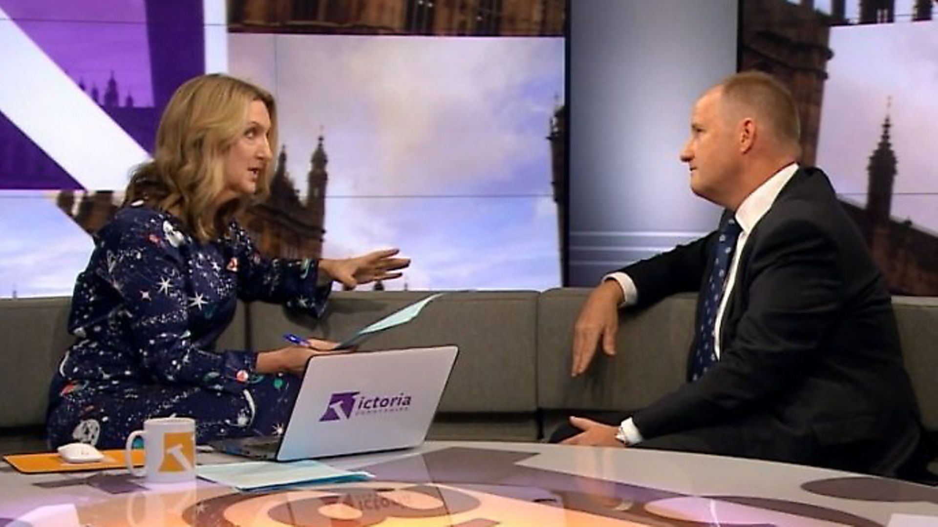 Kevin Hollindrake appears on the Victoria Derbyshire programme. Photograph: BBC. - Credit: Archant