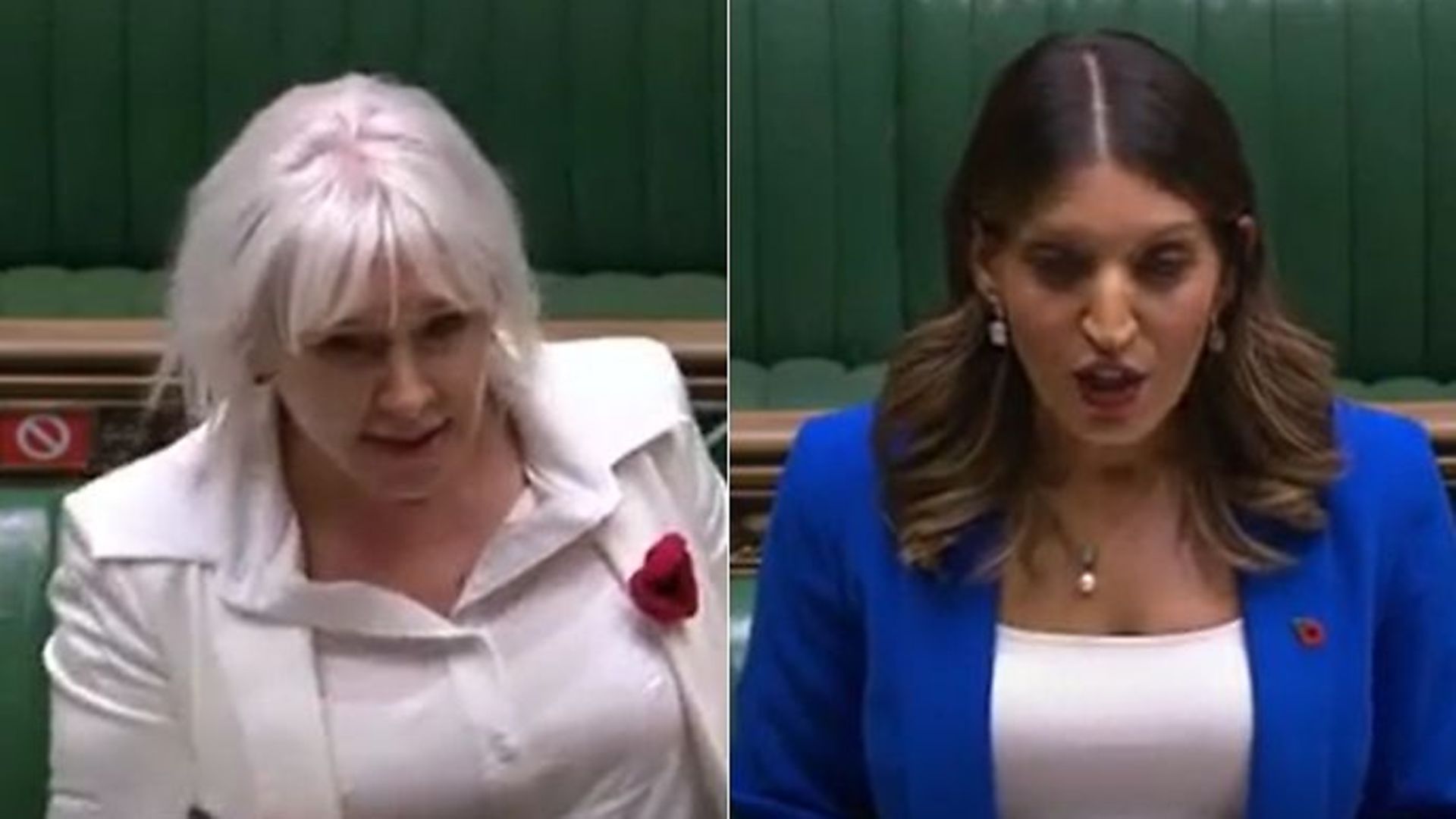 Mental health minister Nadine Dorries (L) and Labour's Dr Rosena Allin-Khan - Credit: Parliamentlive.tv