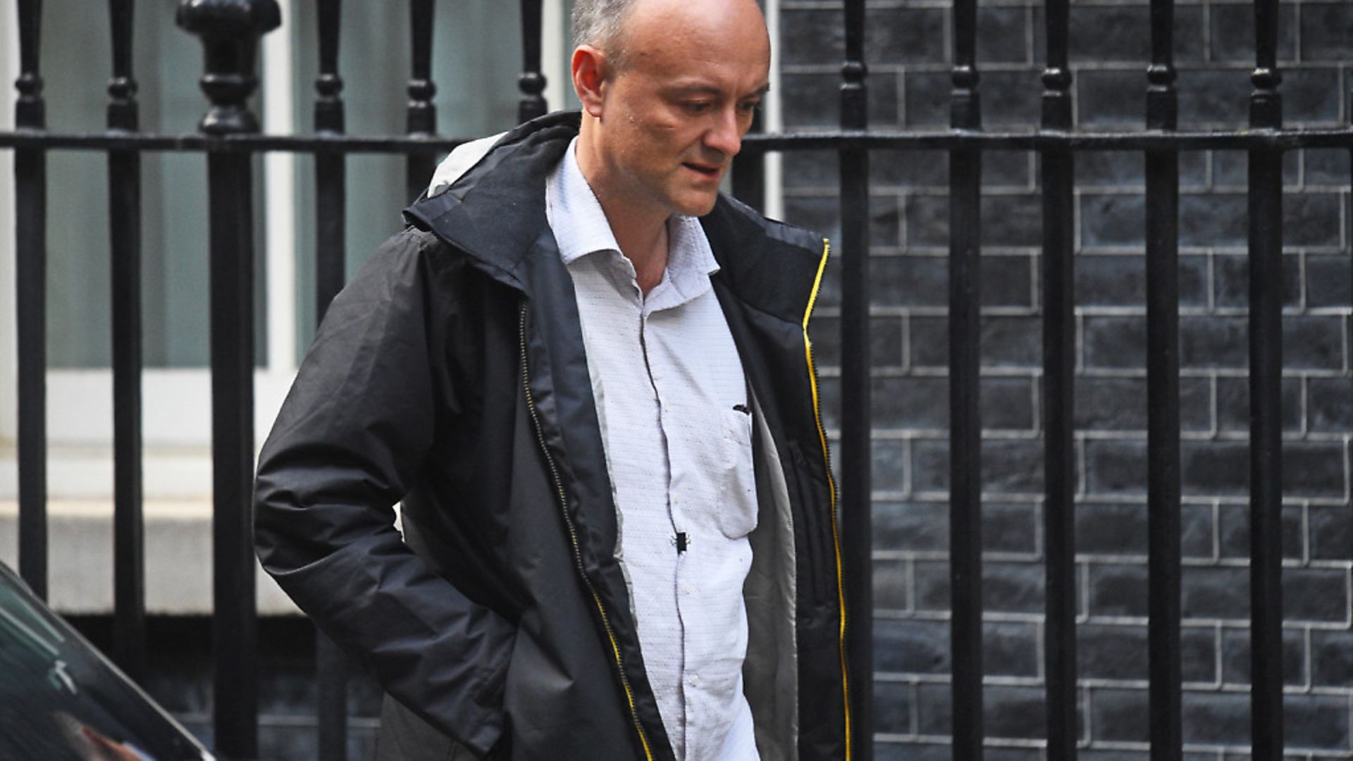 Senior aide to the prime minister Dominic Cummings leaves 10 Downing Street. Photograph: Kirsty O' Connor/PA Wire. - Credit: PA