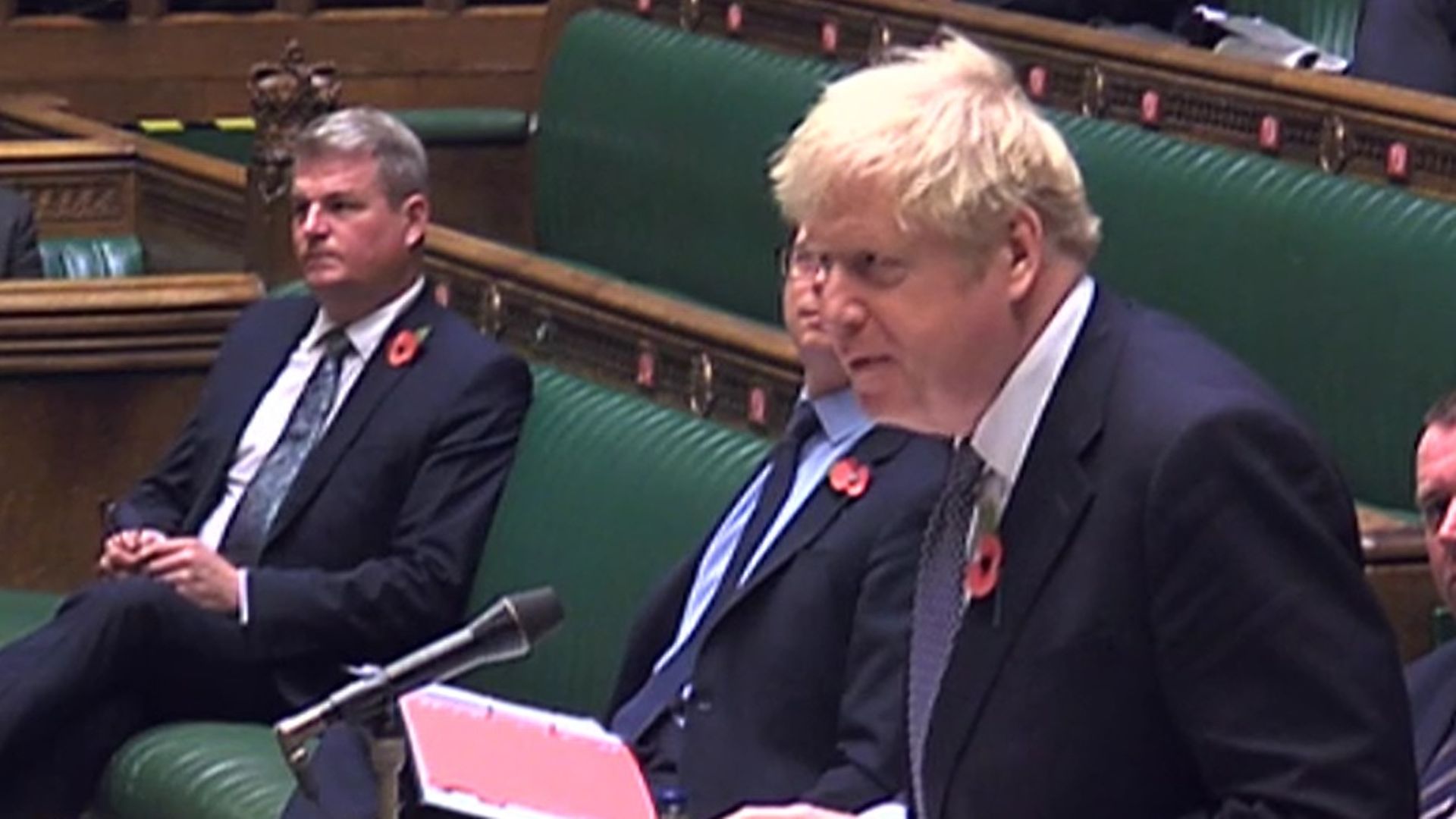 Boris Johnson appearing at prime minister's questions in the House of Commons - Credit: Parliament