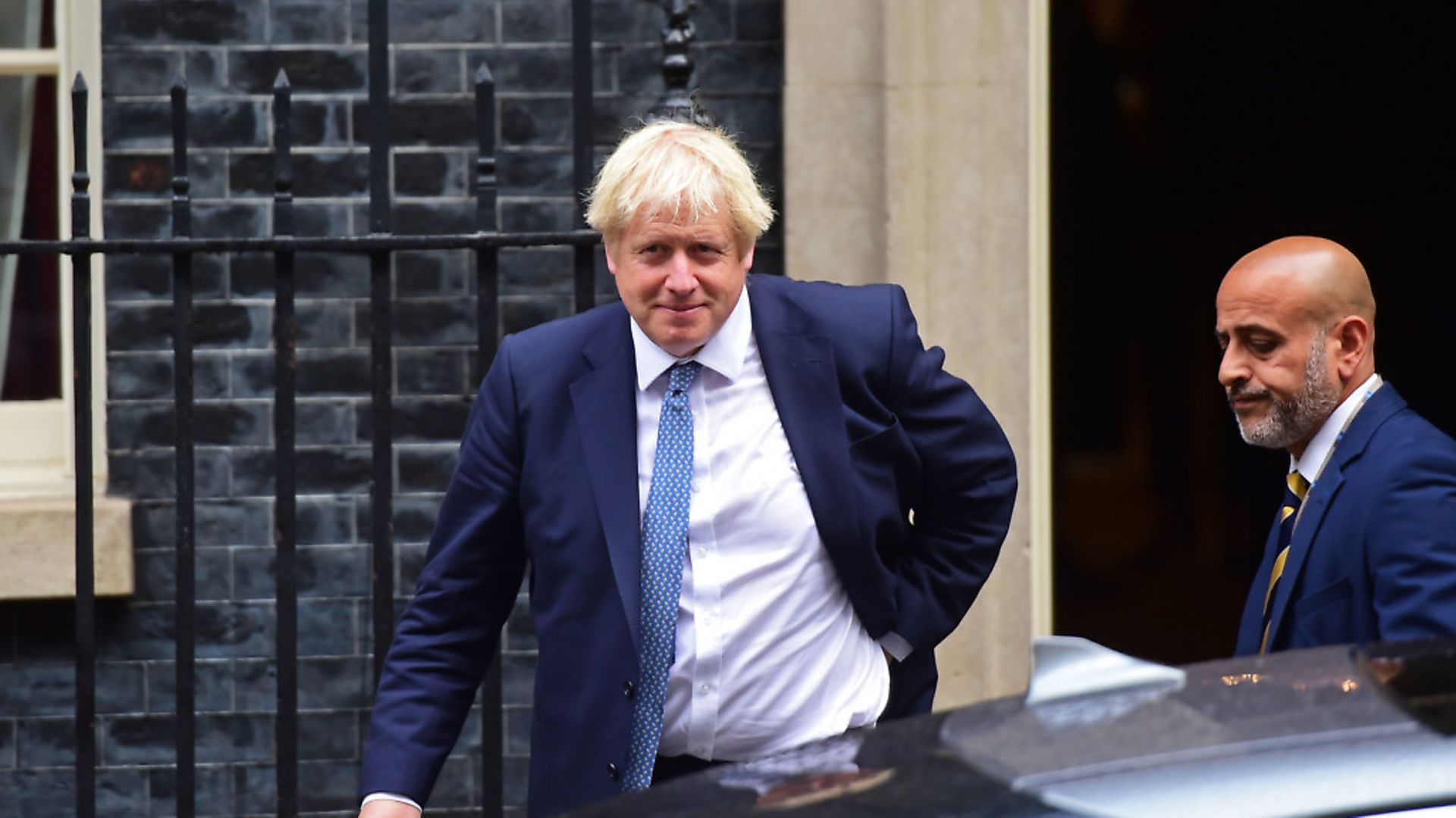 Prime Minister Boris Johnson in Downing Street. Photograph: David Mirzoeff/PA Wire. - Credit: PA