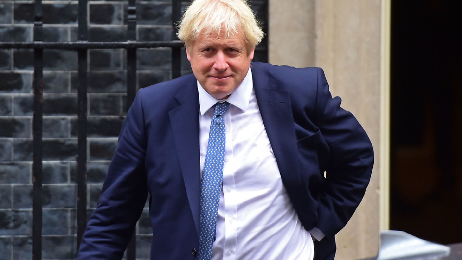 Prime minister Boris Johnson in Downing Street. Photograph: David Mirzoeff/PA Wire. - Credit: PA