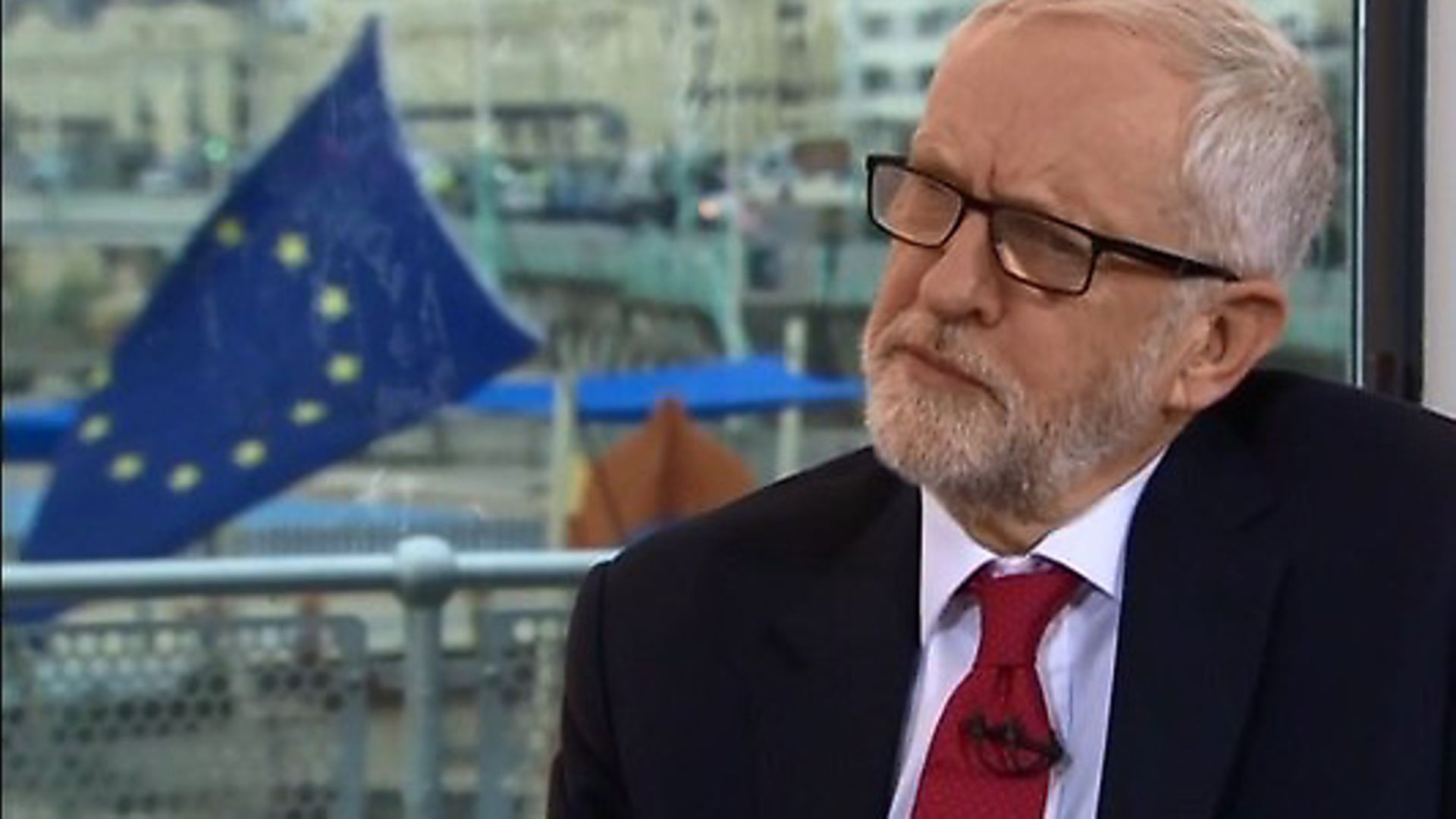 Jeremy Corbyn speaking to Andrew Marr. Picture: BBC - Credit: Archant