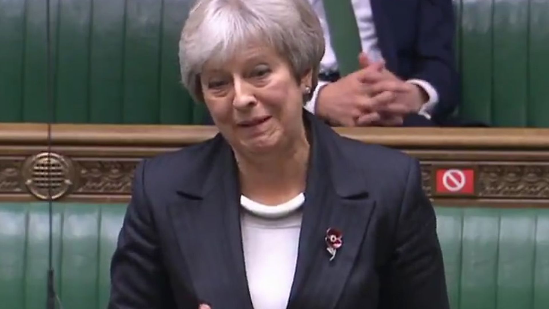 Theresa May in the House of Commons - Credit: Parliament Live