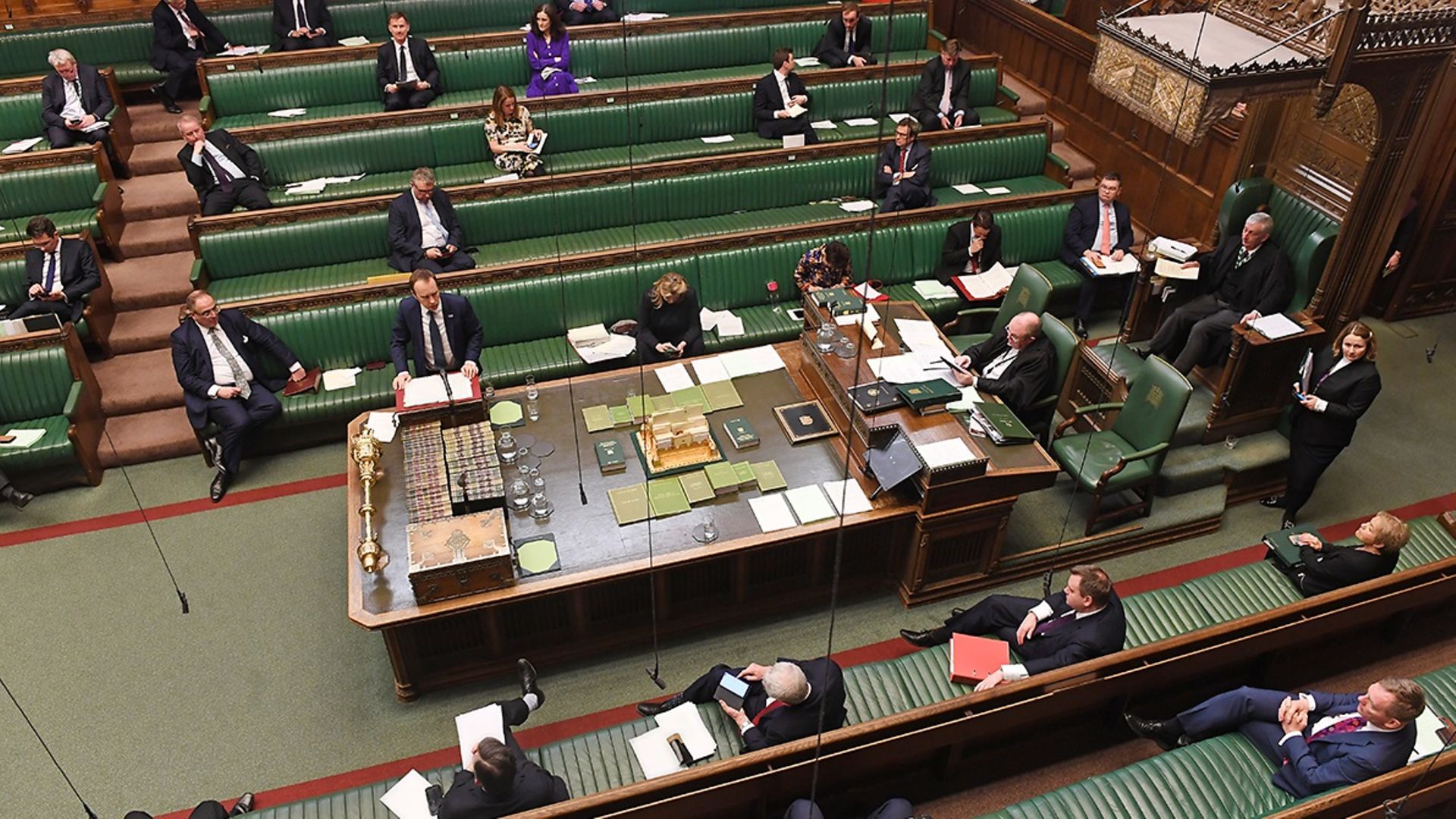 MPs in the House of Commons during the Covid-19 pandemic - Credit: Jessica Taylor/UK Parliament