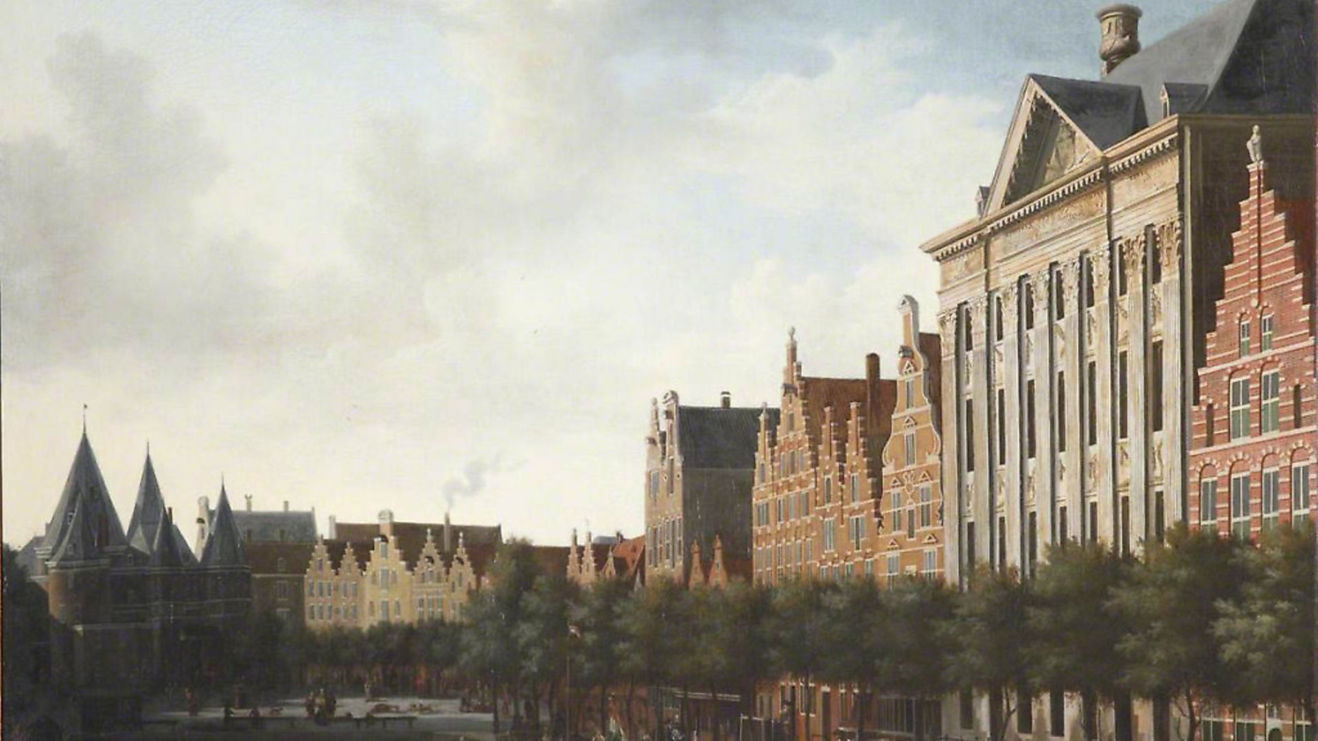 Gerrit Berckheyde's 'View of Amsterdam', c.1675. Picture: Collection of Brasenose College, Oxford - Credit: Photo Credit: Brasenose College,