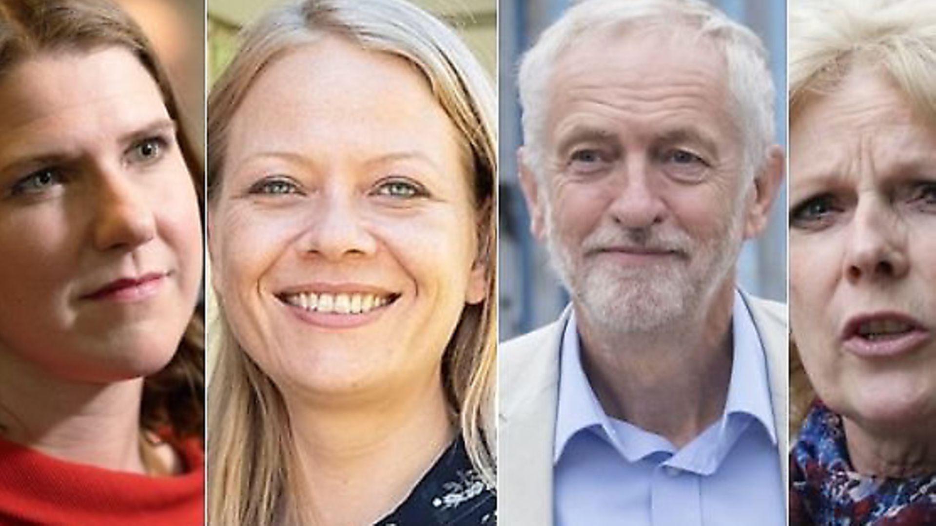 Opposition party leaders including Jo Swinson for the Lib Dems, Sian Berry for the Greens, Jeremy Corbyn for Labour and Anna Soubry for the Independent Group for Change. Photograph: TNE/PA. - Credit: Archant