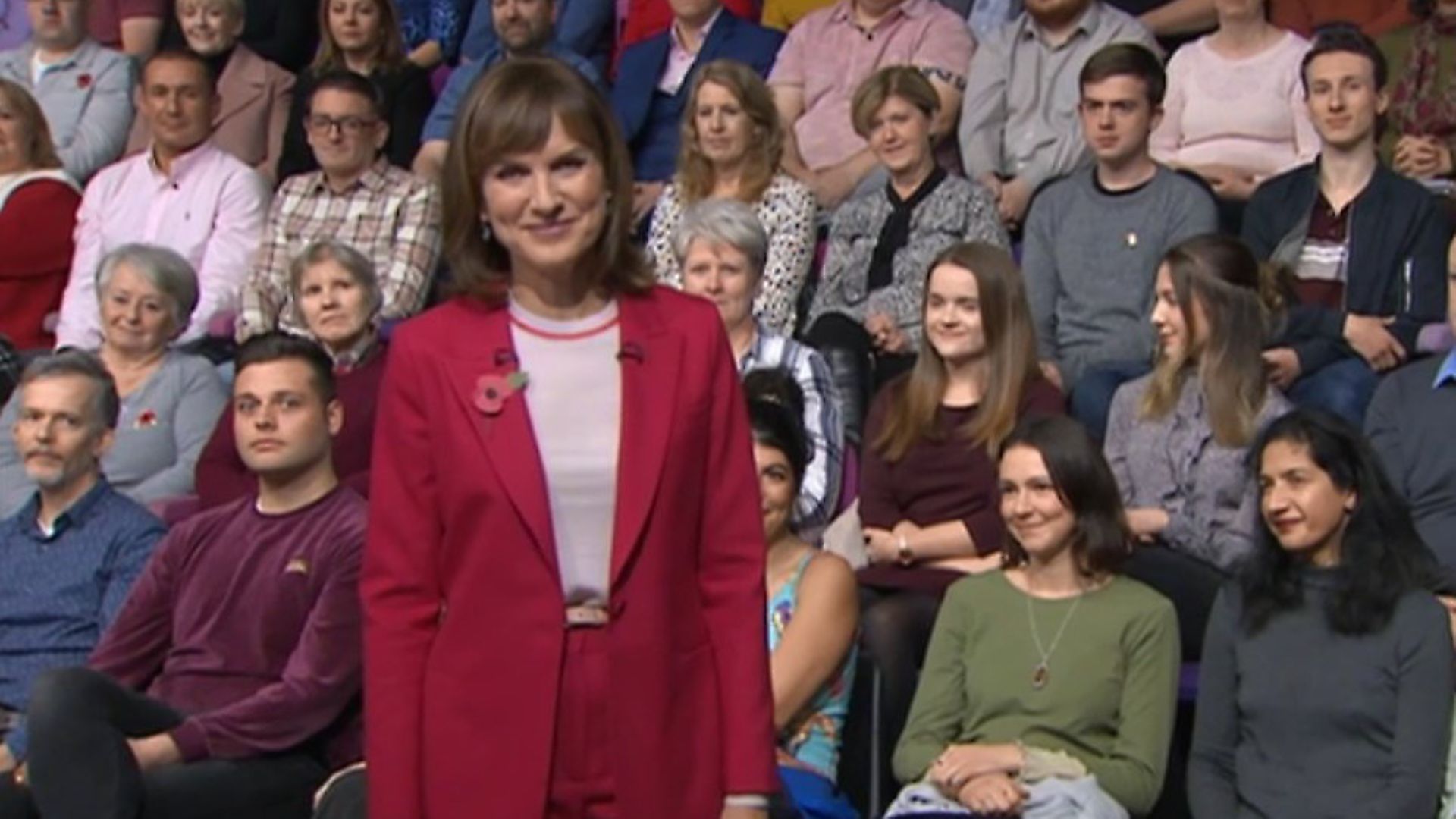 Fiona Bruce on BBC Question Time. Photograph: BBC. - Credit: Archant
