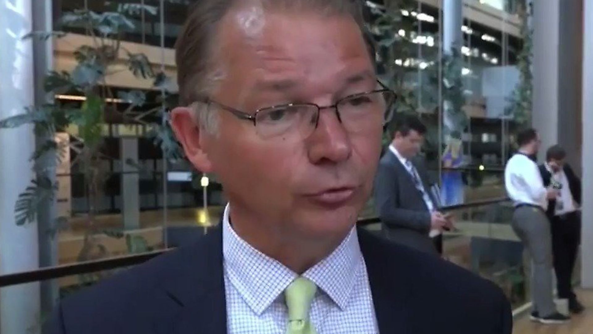 Philippe Lamberts on Sky News. Photograph: Sky. - Credit: Archant