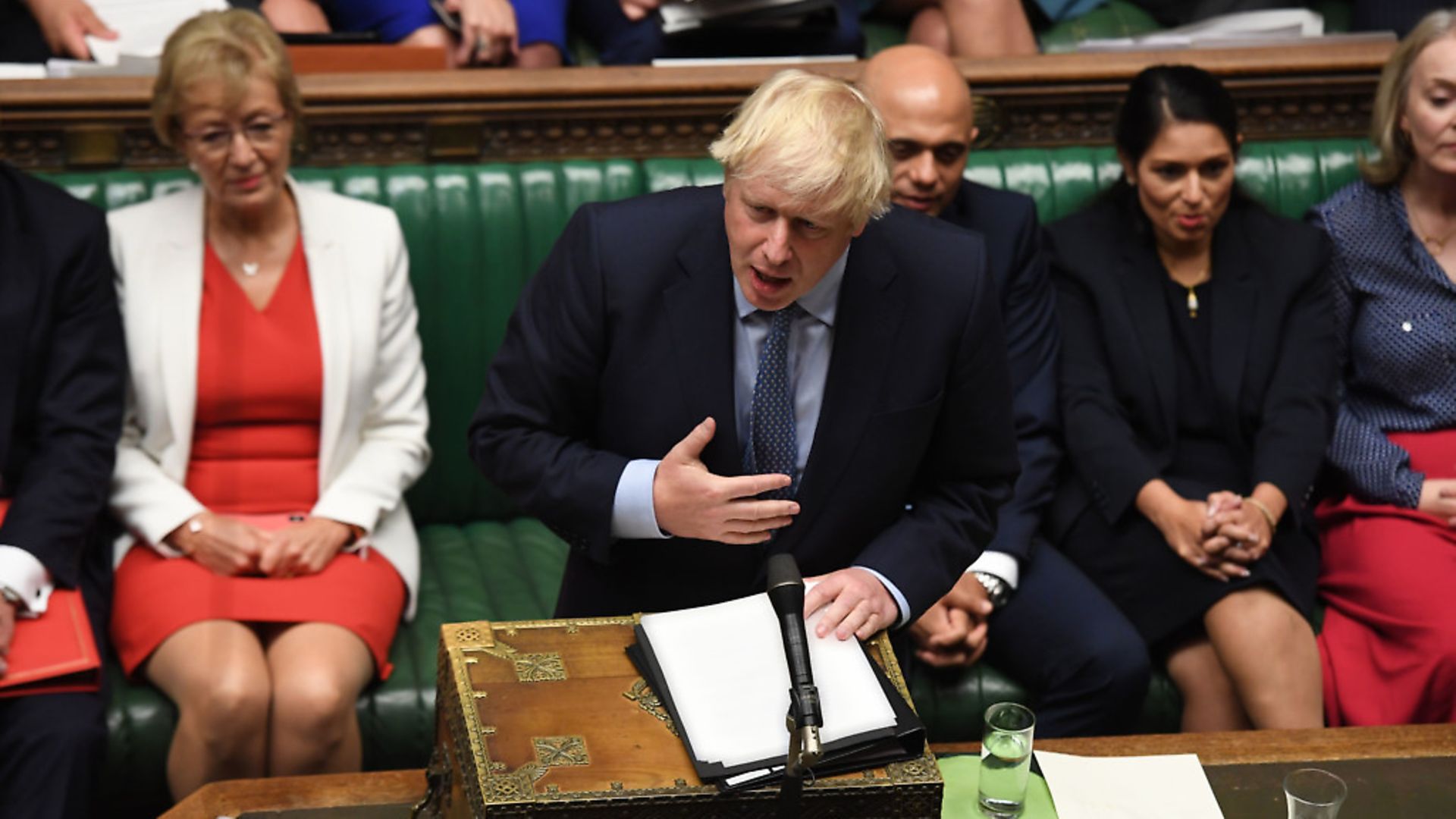 Boris Johnson in the House of Commons. Photograph: UK Parliament/Jessica Taylor. - Credit: PA