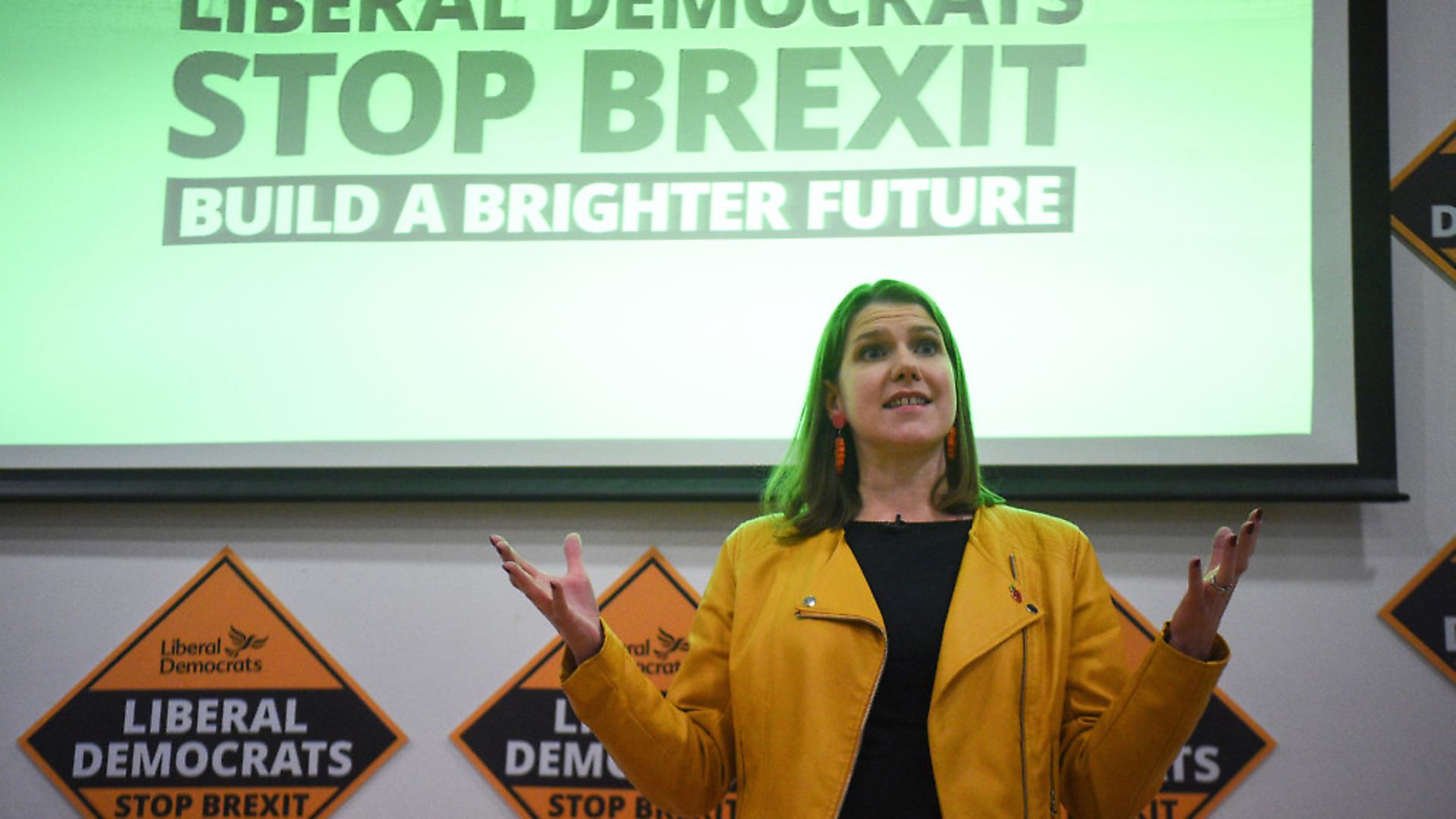 Liberal Democrat leader Jo Swinson speaks during the launch of Sam Gyimah MP campaign in Kensington. Photograph: Kirsty O'Connor/PA Wire. - Credit: PA