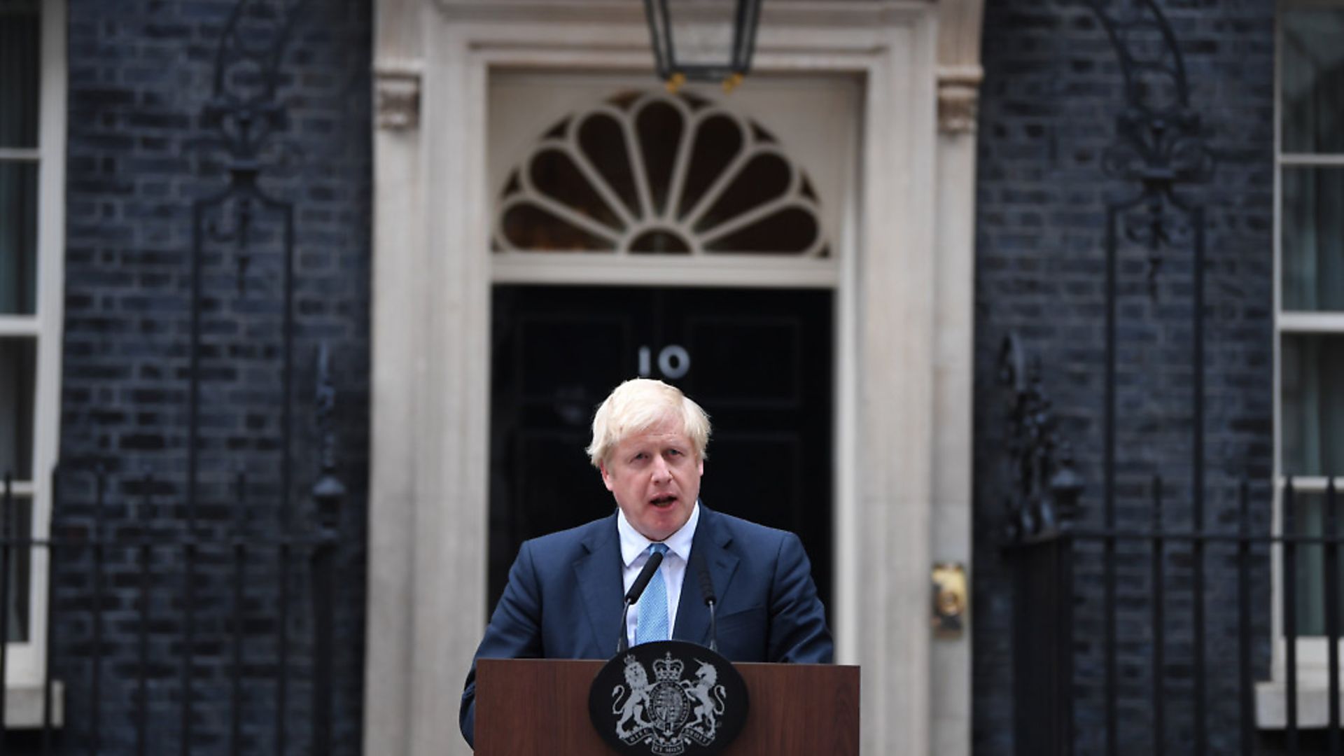 Prime Minister Boris Johnson speaking outside 10 Downing Street. Photograph: Victoria Jones/PA. - Credit: PA Wire/PA Images