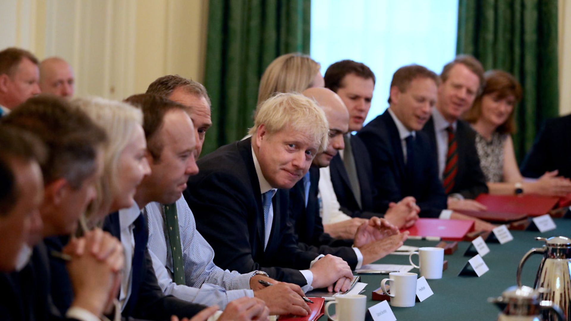 Boris Johnson holds a cabinet meeting at Downing Street. Photograph: Aaron Chown/PA. - Credit: PA Wire/PA Images