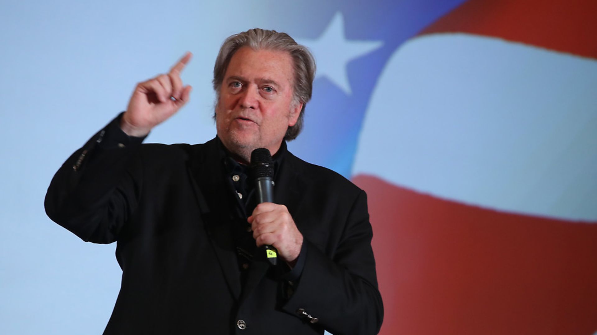 Steve Bannon, former White House Chief Strategist to U.S. President Donald Trump, speaks at a debate.  (Photo by Sean Gallup/Getty Images) - Credit: Getty Images
